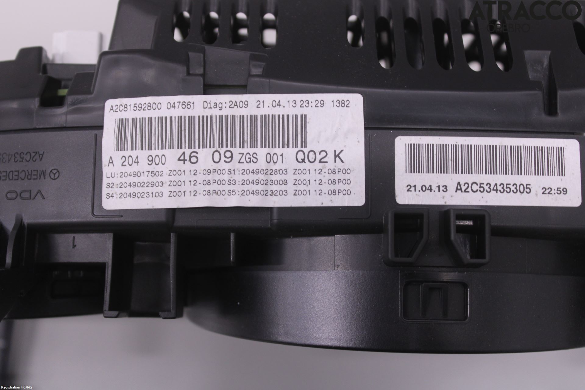 Mercedes-Benz MB C-KLASS (W204) 07-15 Instrument Komb