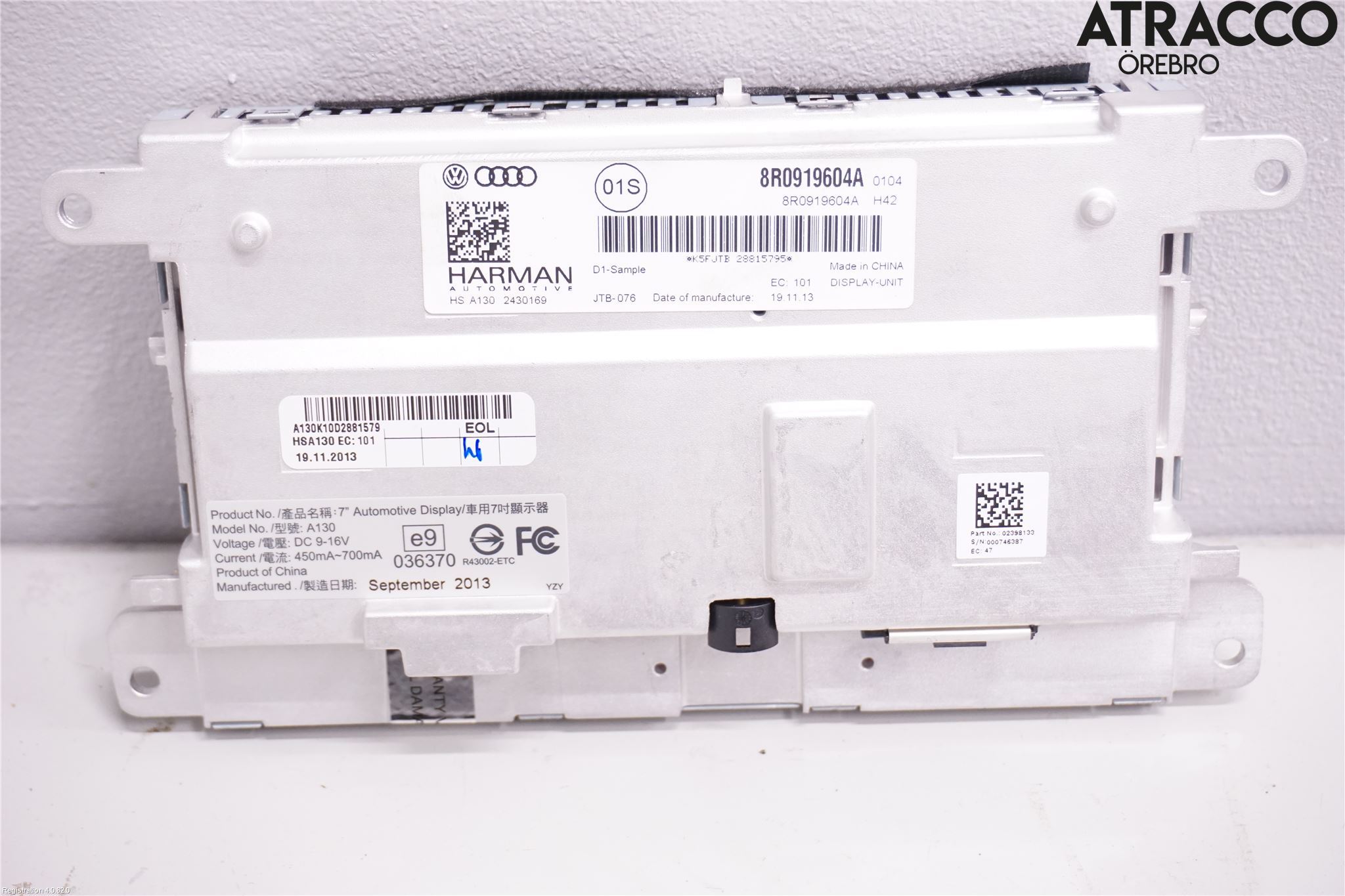 Audi A5 07-16 Multifunktionsdisplay