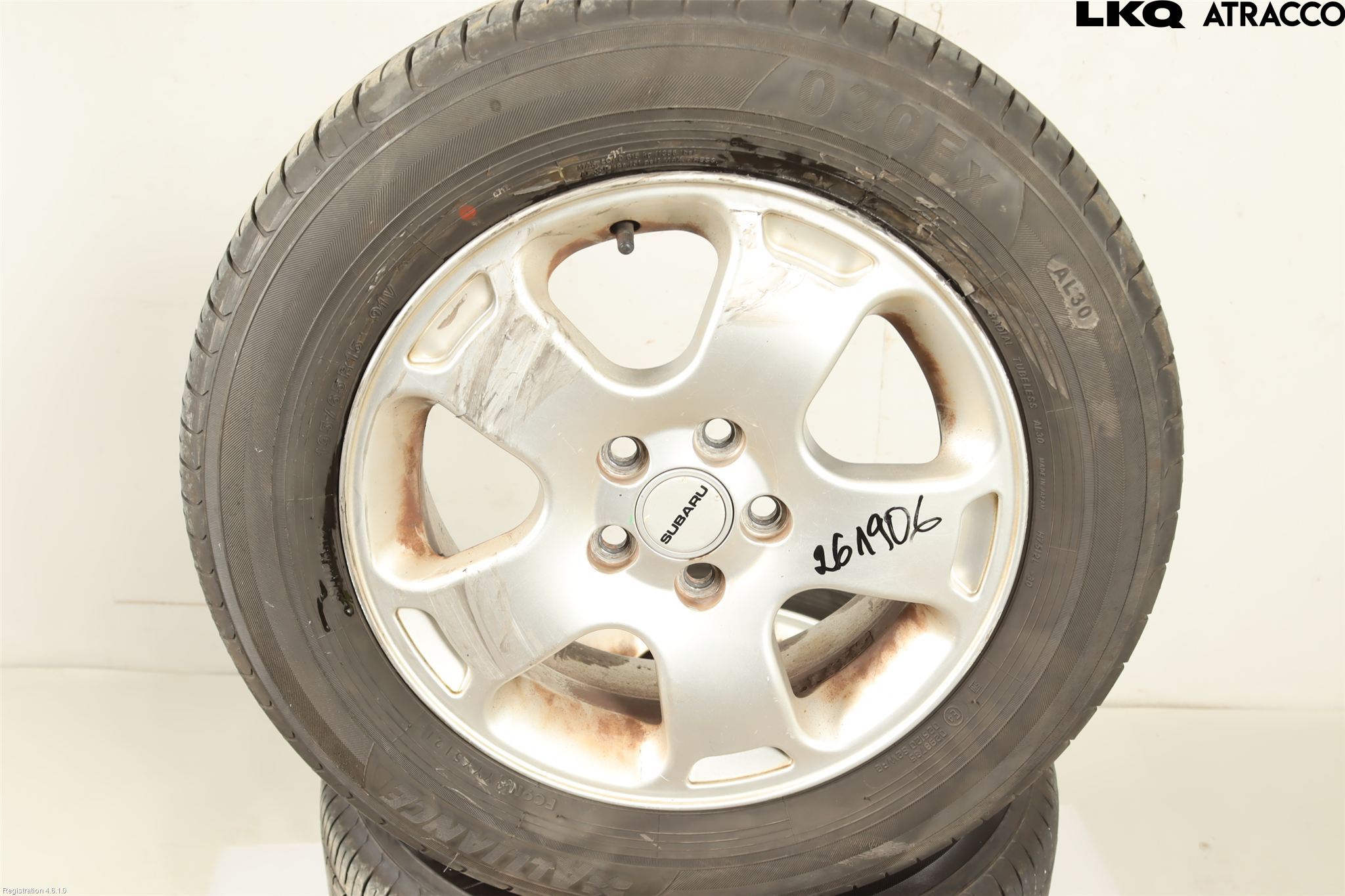 Subaru IMPREZA II  03-05 Sommardäck Alumfälg 4St