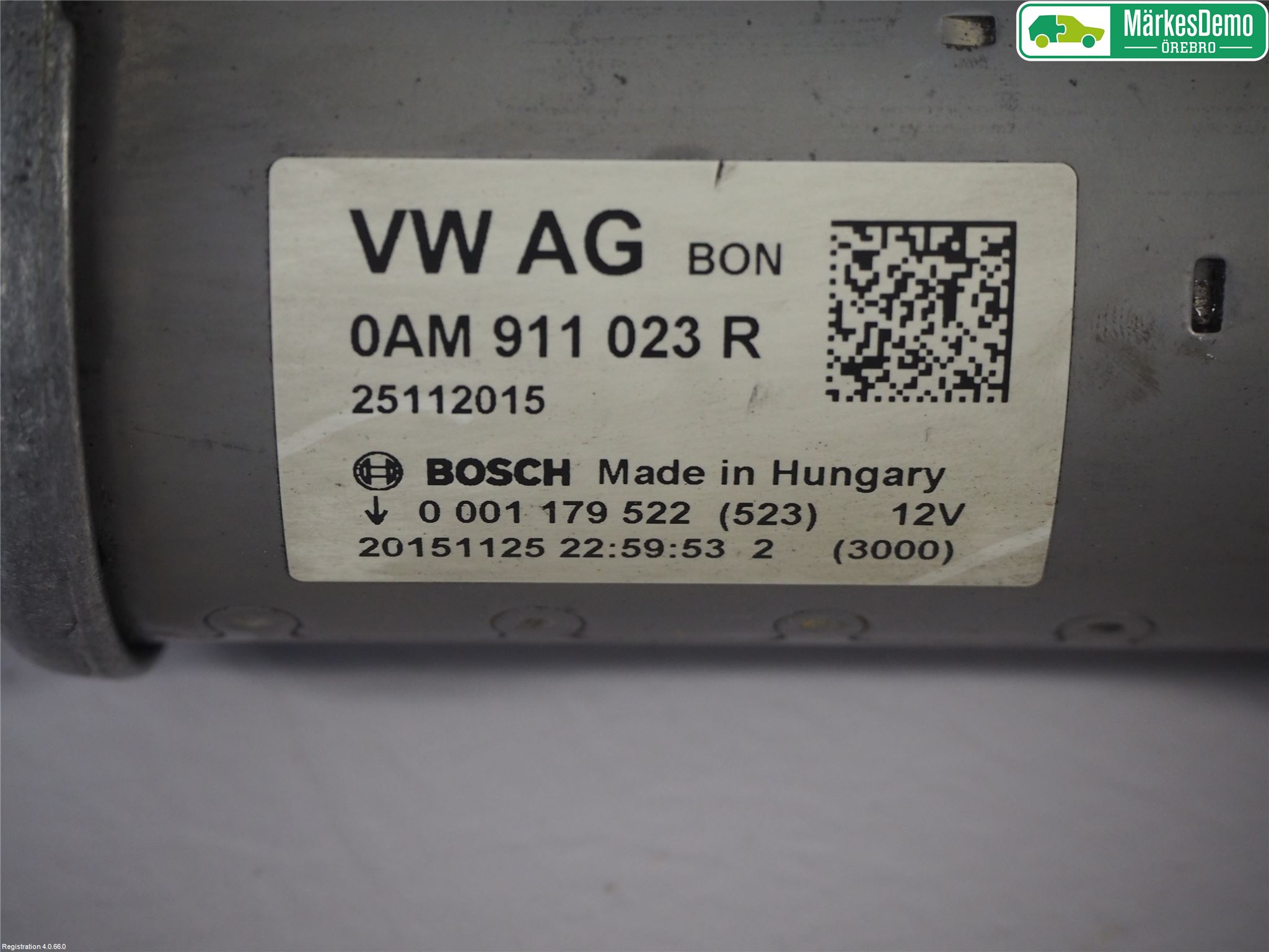 Volkswagen VW GOLF / E-GOLF VII 13-20 Startmotor