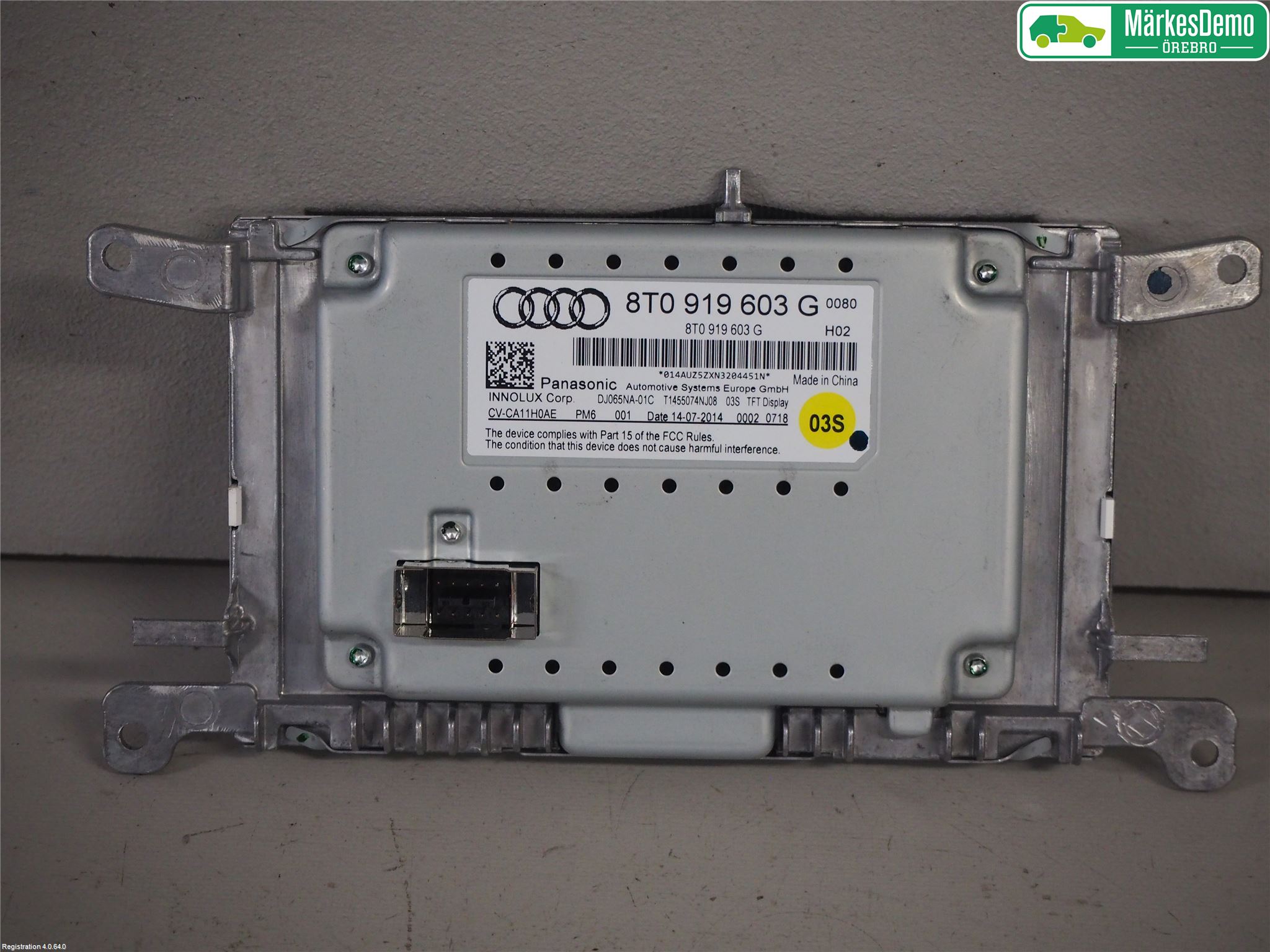 Audi A4 12-15 Multifunktionsdisplay