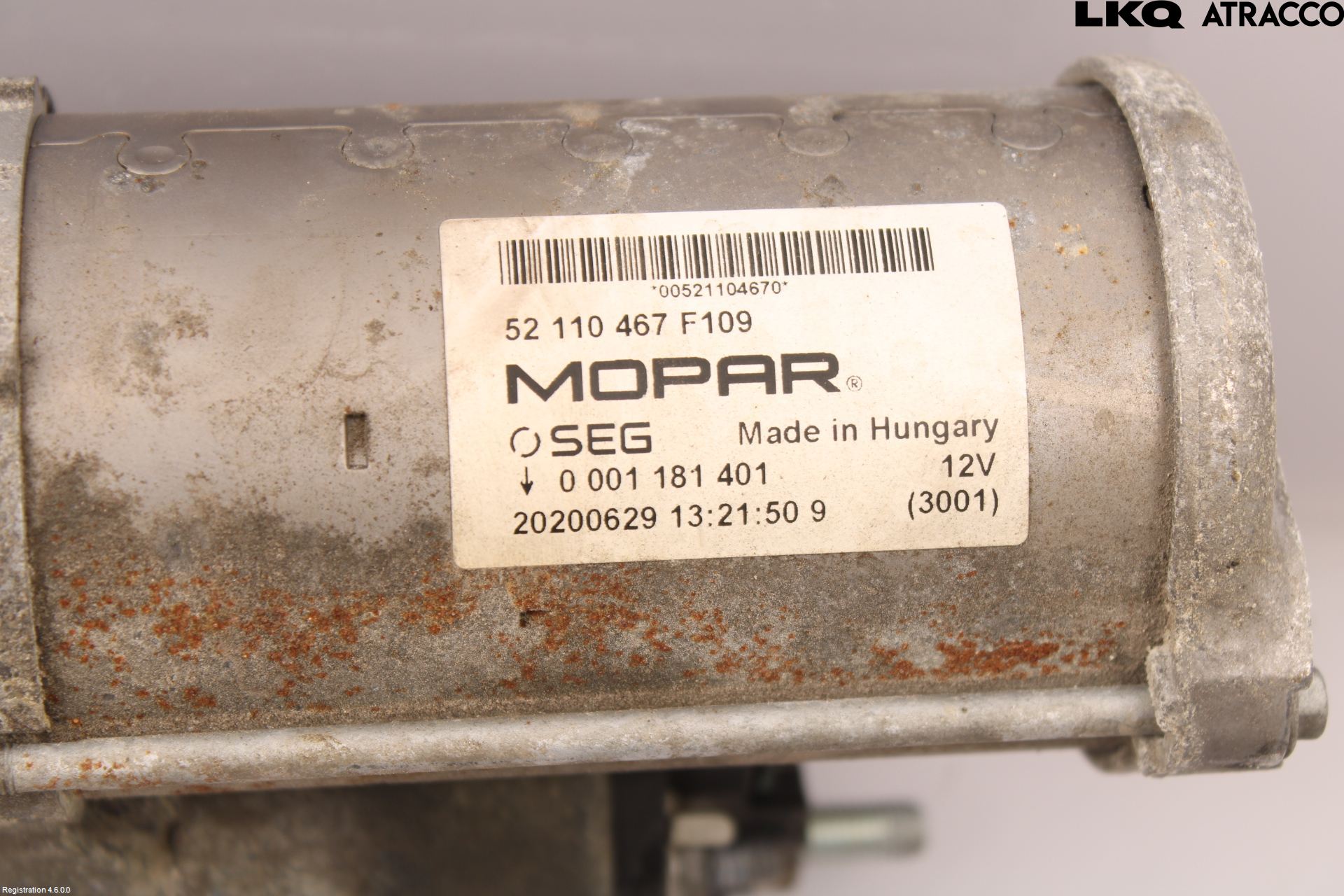 Fiat DOBLO CARGO Startmotor Diesel