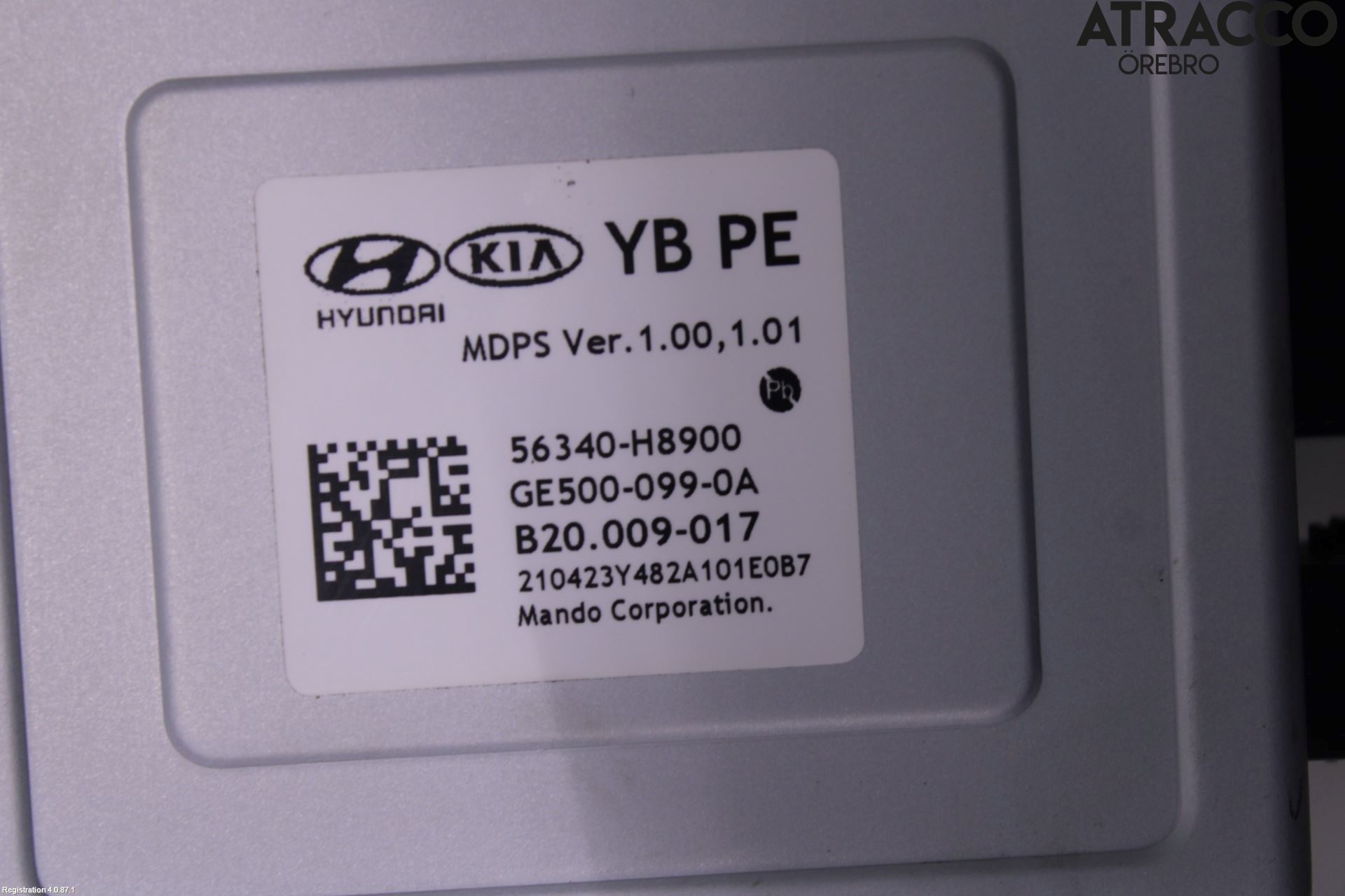 Kia RIO 17- Rattaxelagg Med Inb Servo