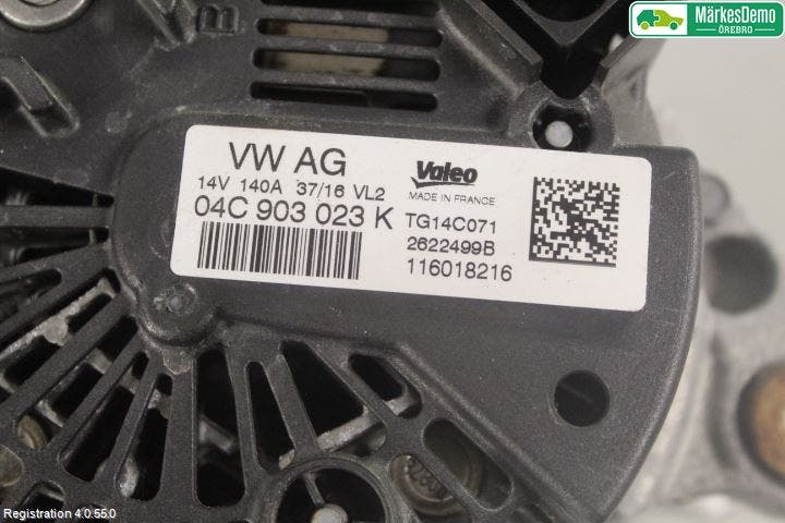 Volkswagen VW GOLF / E-GOLF VII 13-20 Generator
