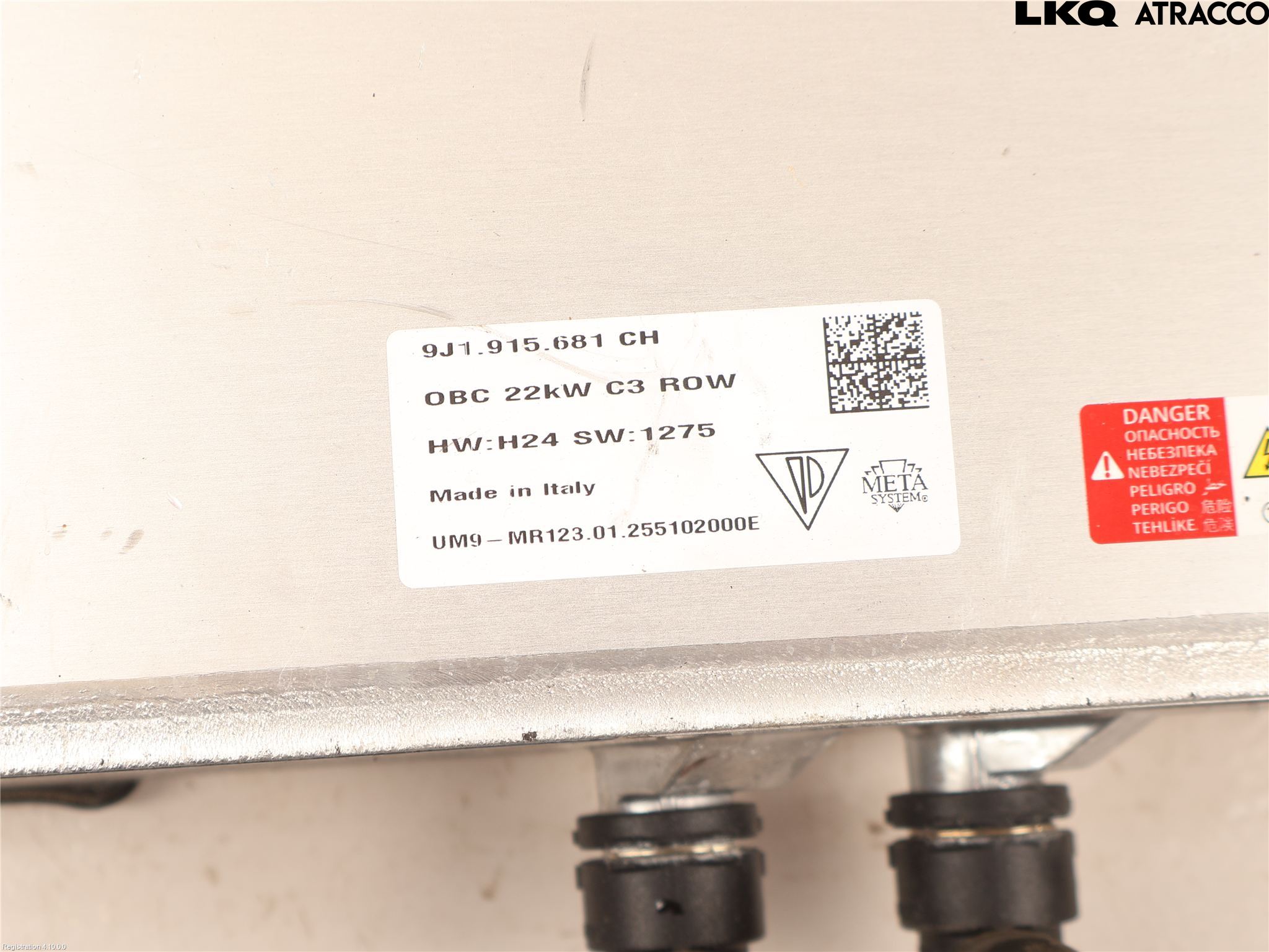 Porsche TAYCAN 20- Batteriladdare Högspänning