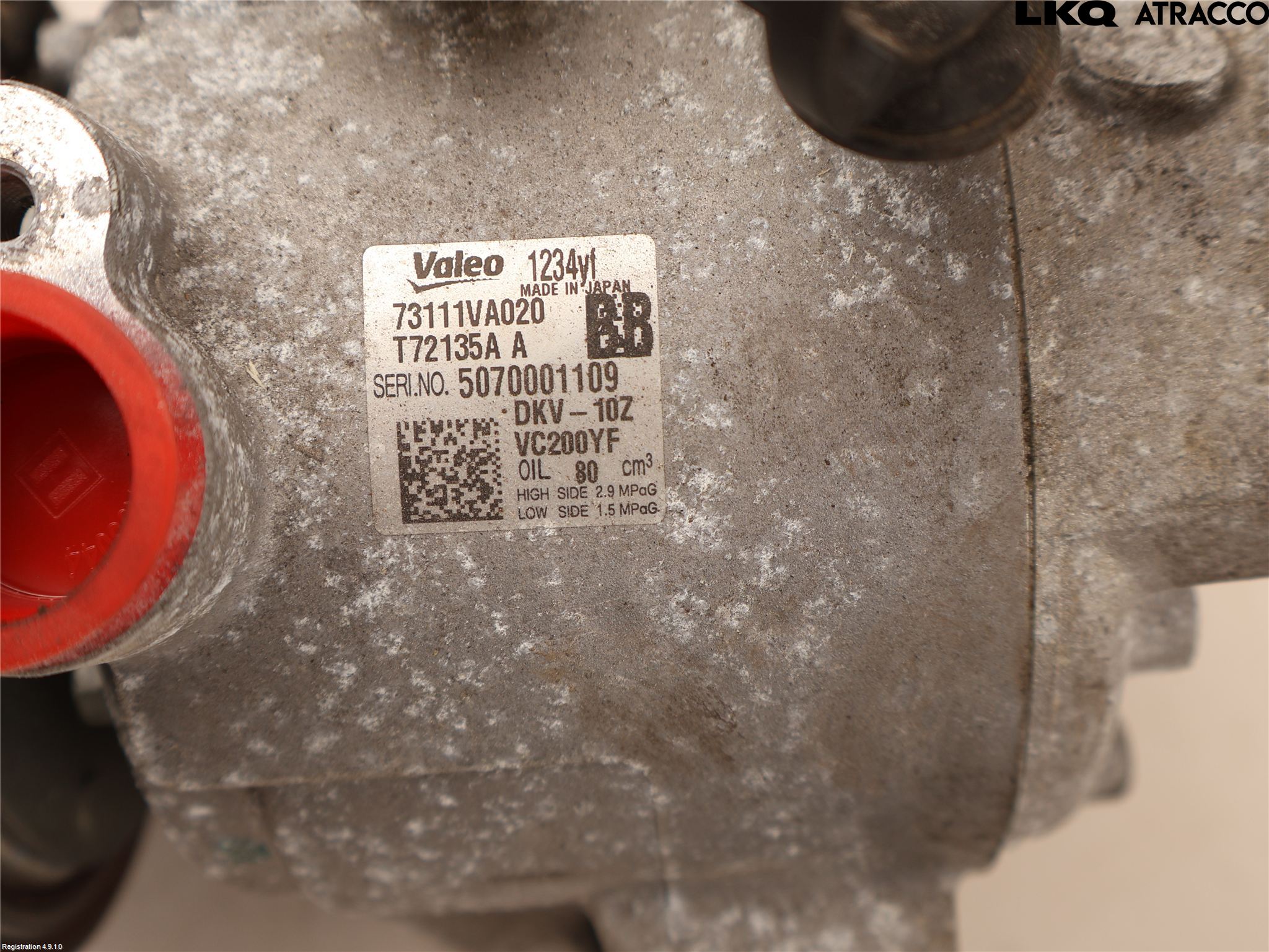 Subaru LEVORG 14-20 Ac Kompressor