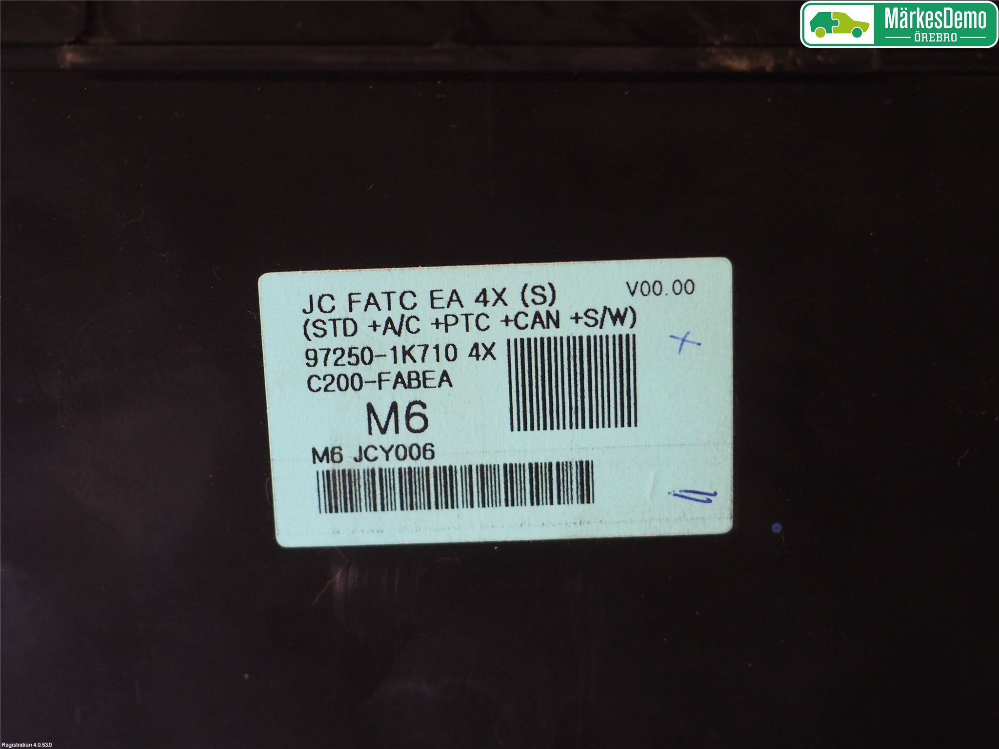 Hyundai ix20 Ac Styrenhet Ac Manöveren