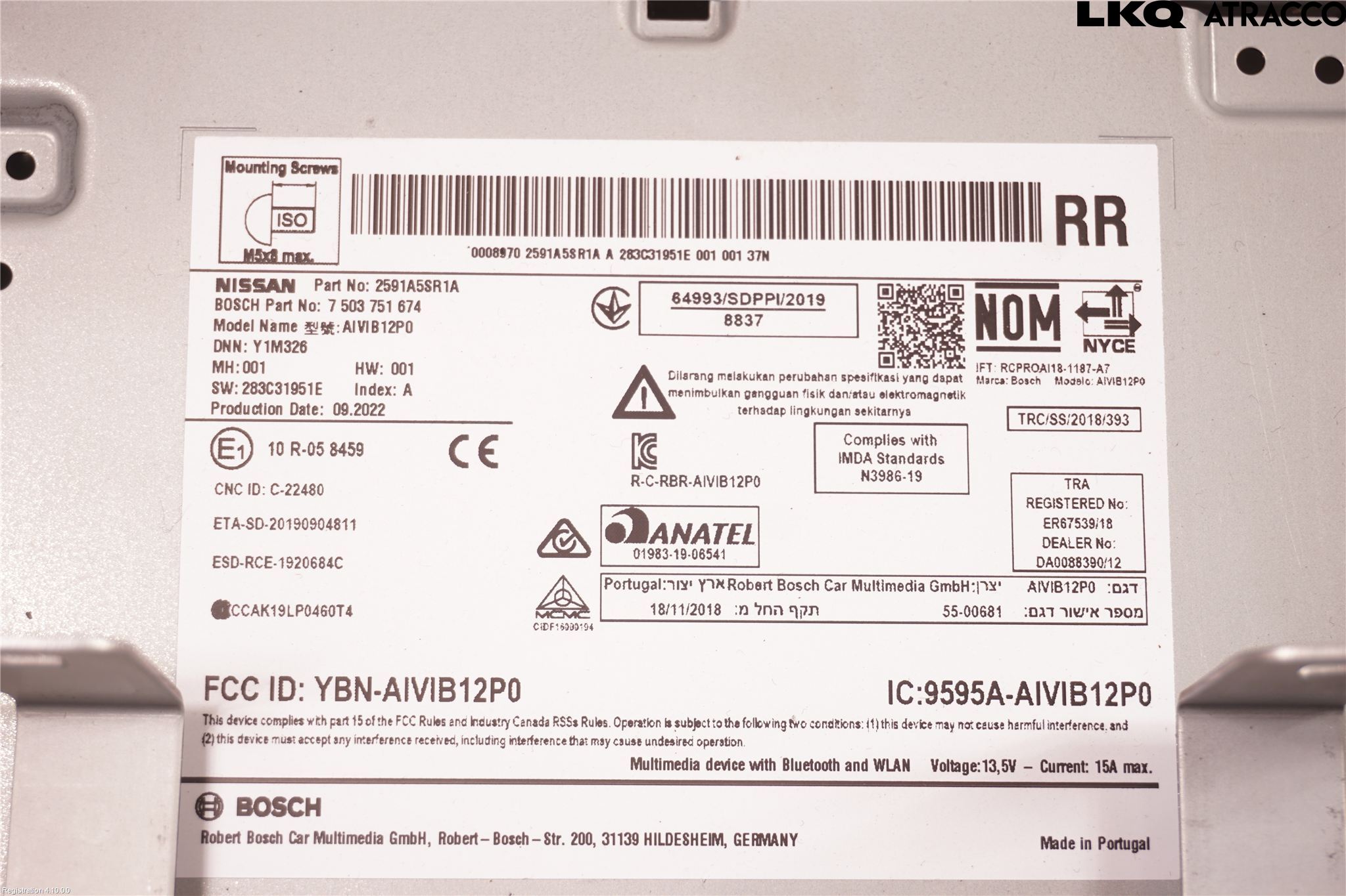 Nissan LEAF 18- Gps Navigator