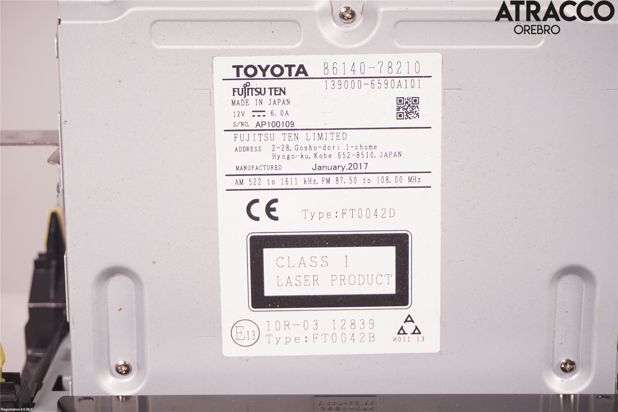 Lexus NX 300h 15-21 Cd Radio - Multimediapanel