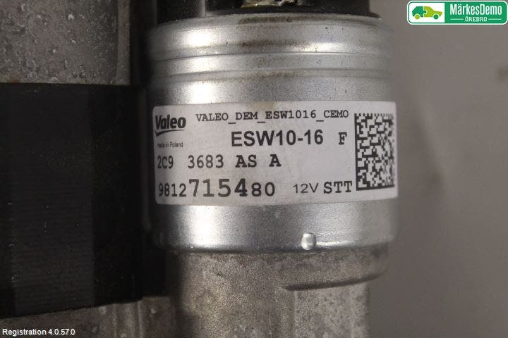 Peugeot 308 14-21 Startmotor