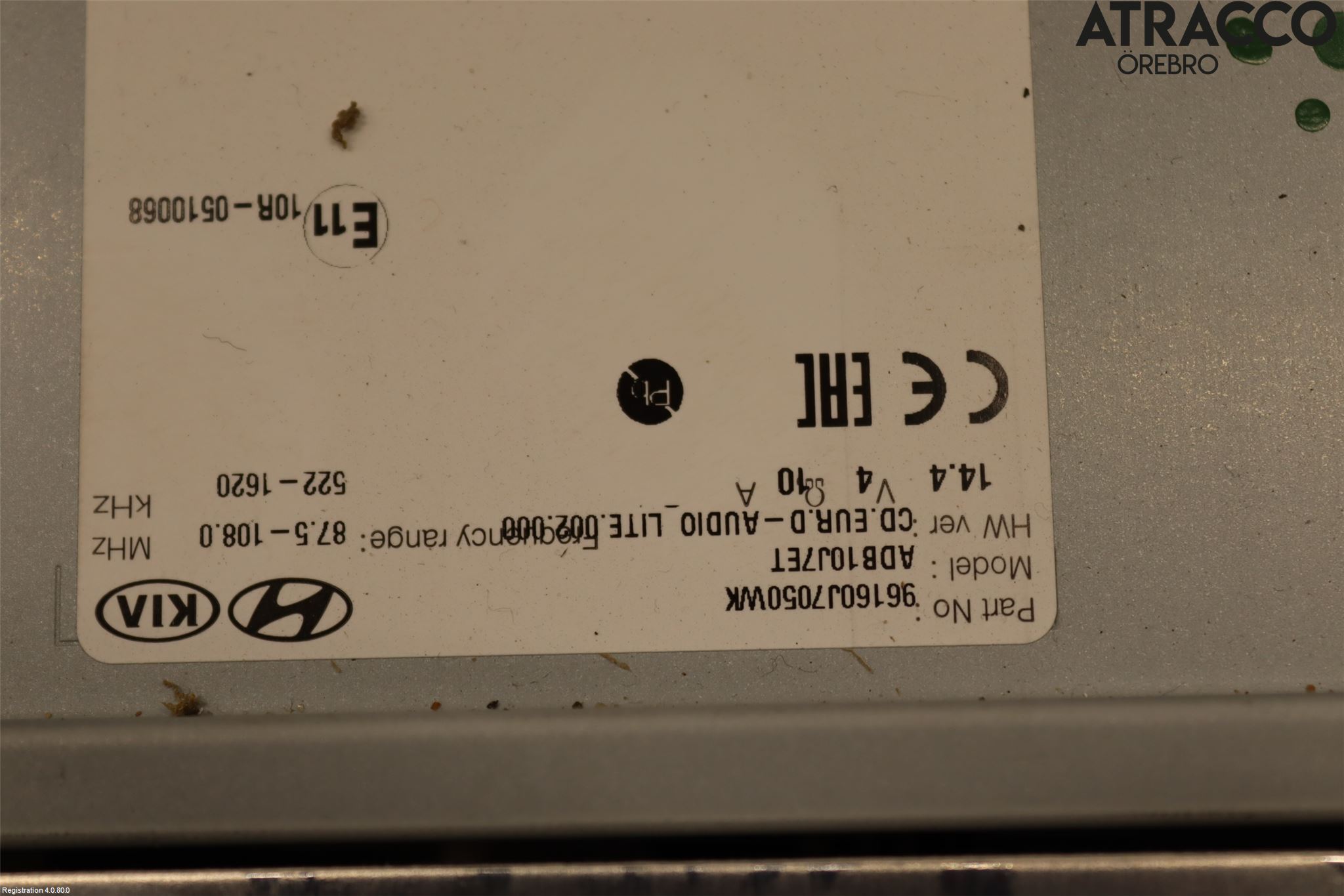 Kia CEED/CEED SW 19- Cd Radio - Multimediapanel