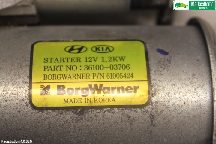 Kia CEED/CEED SW 19- Startmotor