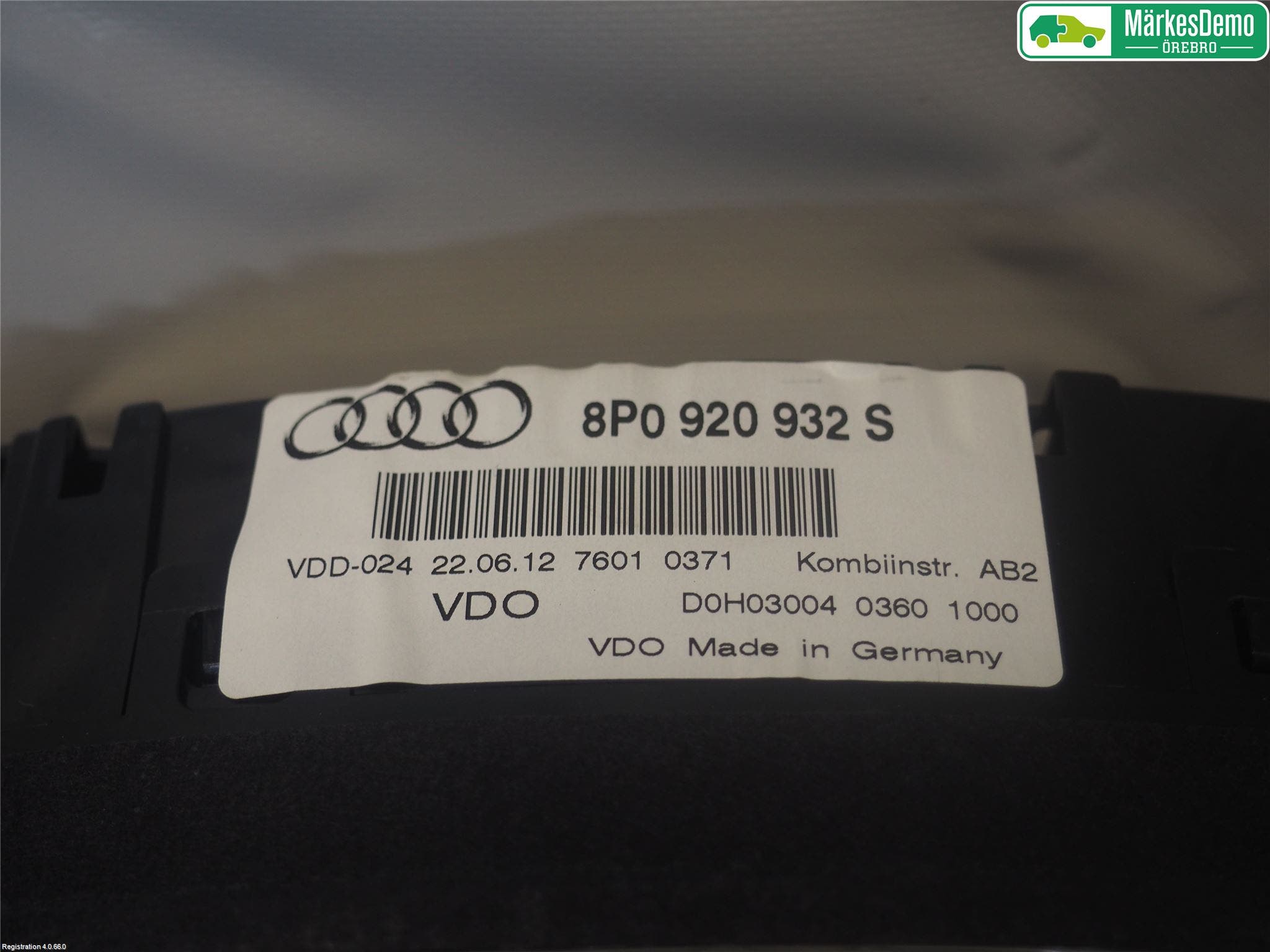 Audi A3/S3 05-13 Instrument Komb