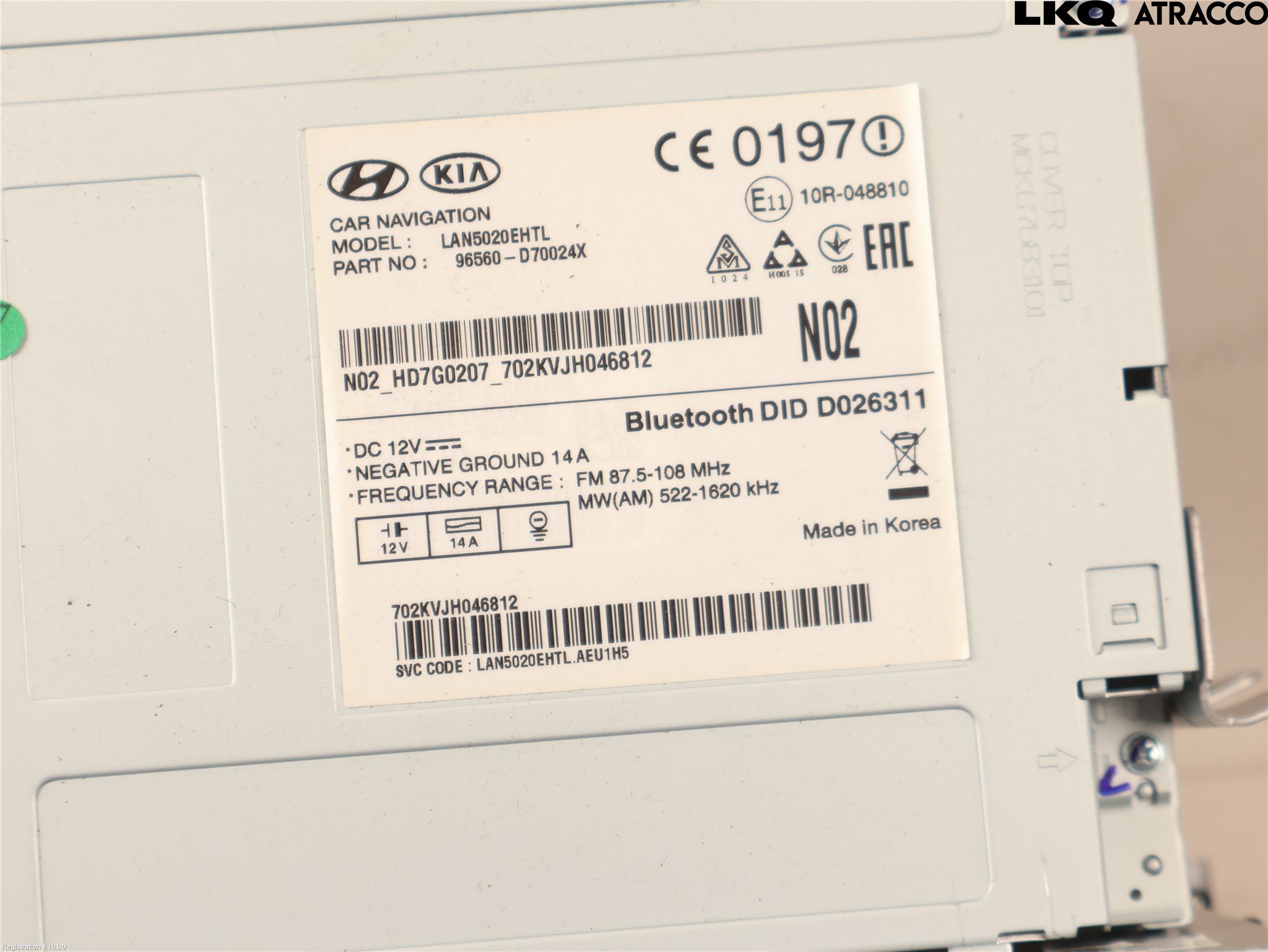 Hyundai TUCSON 05- Gps Navigator