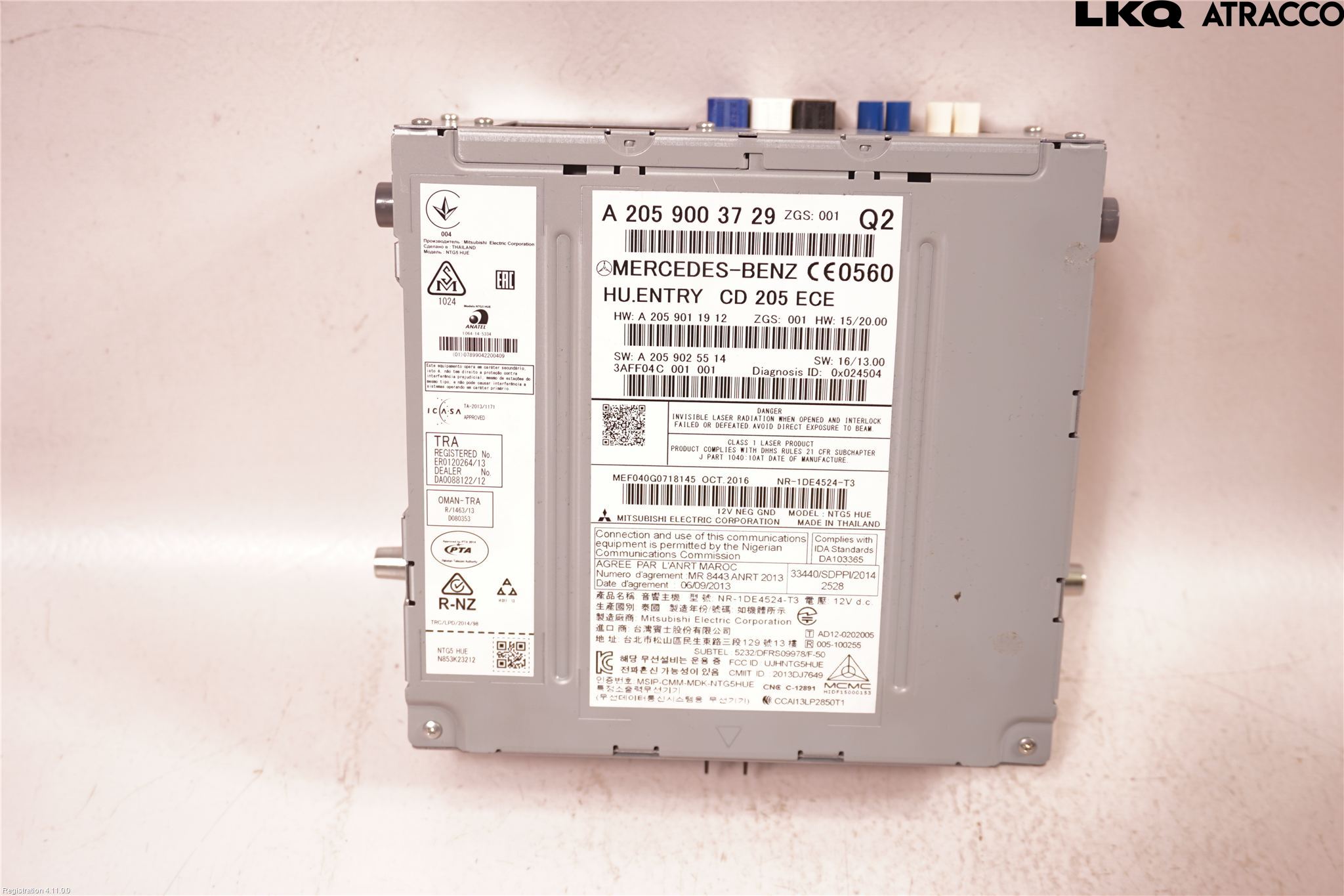 Mercedes-Benz MB C-KLASS (W205) 14-21 Cd Radio - Multimediapanel