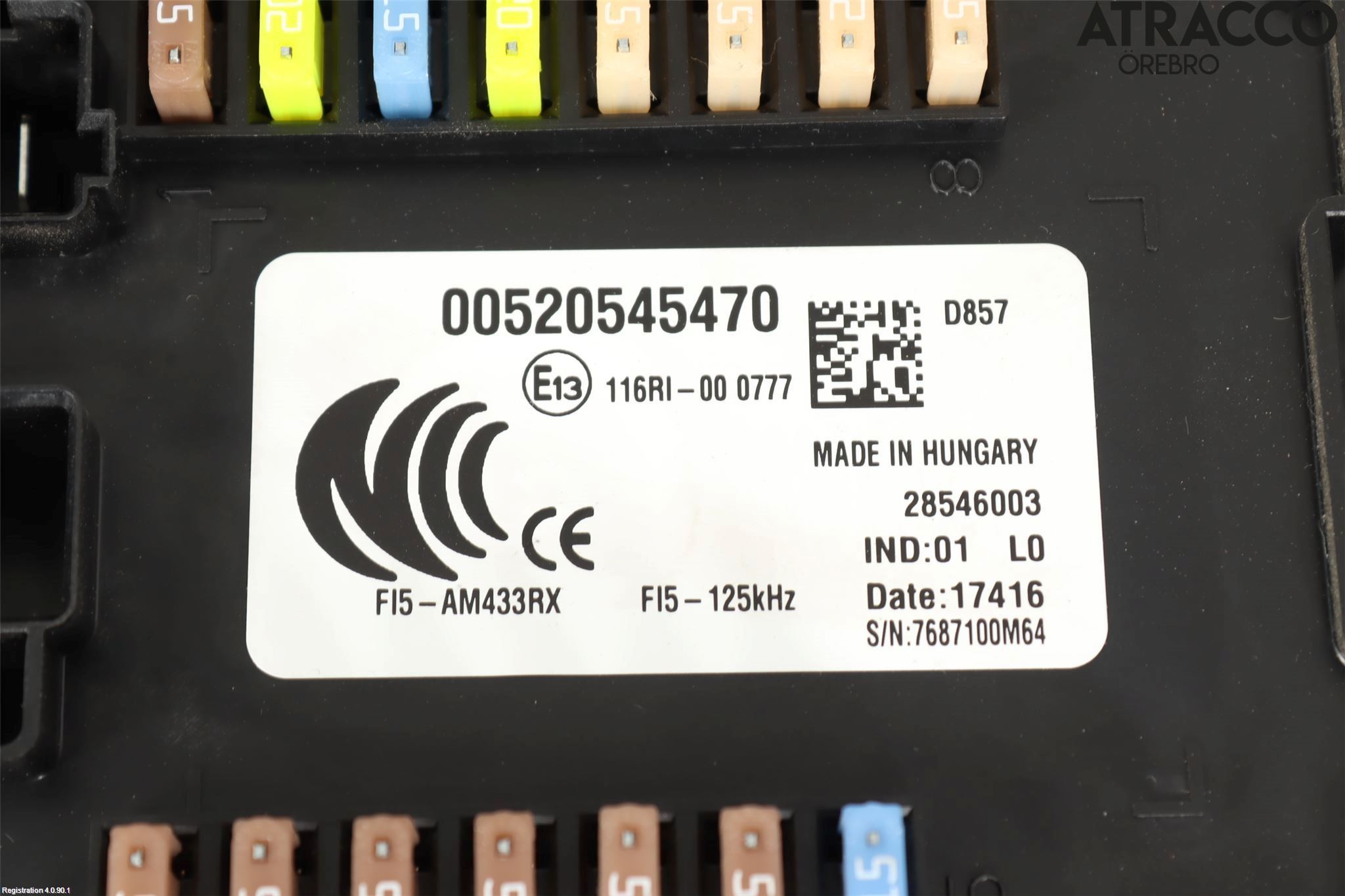 Fiat TIPO/CROSS 16- Säkringsdosa-Elcentral