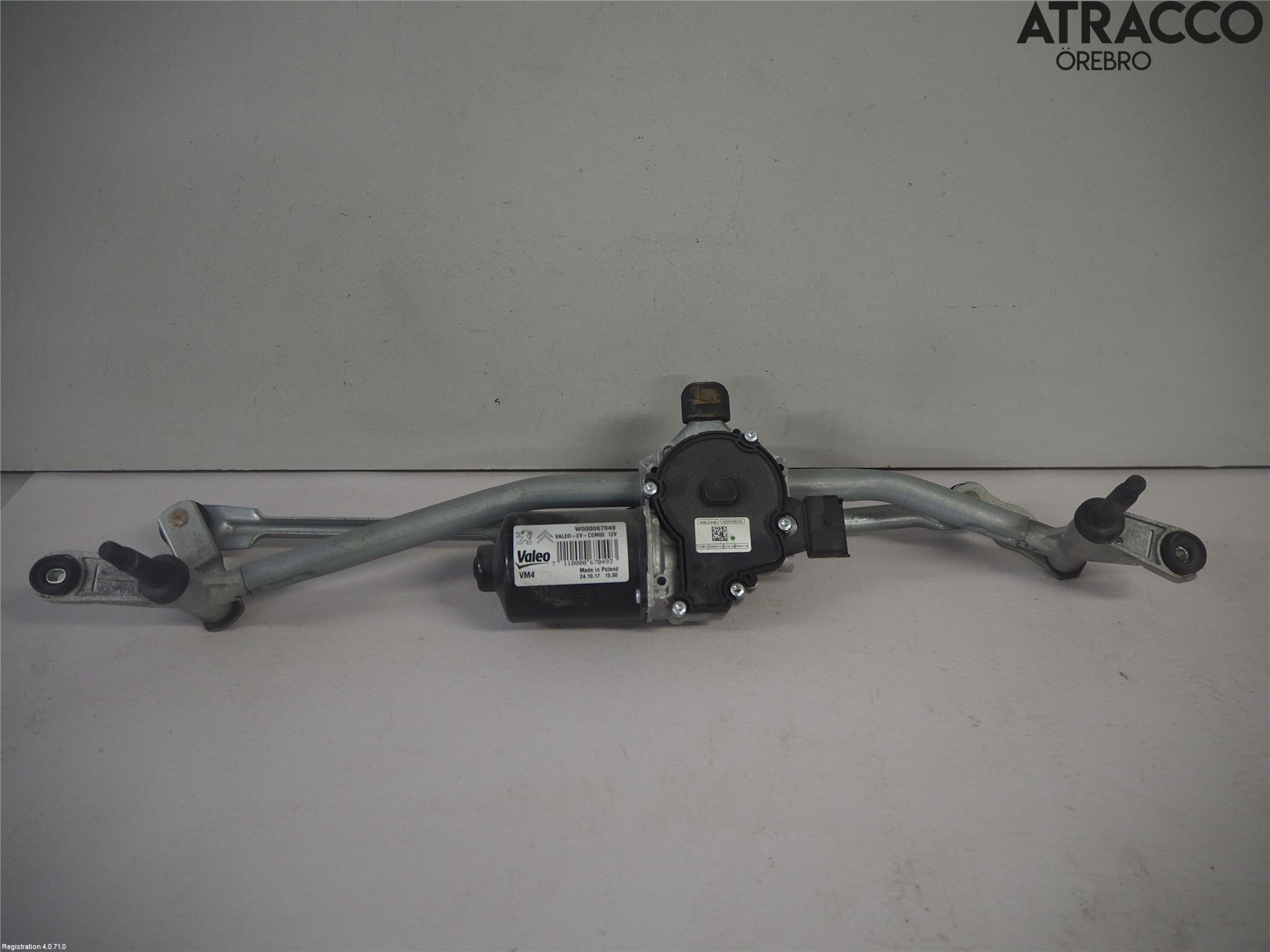 Peugeot EXPERT/E-EXPERT 17- Torkarmotor Vindruta
