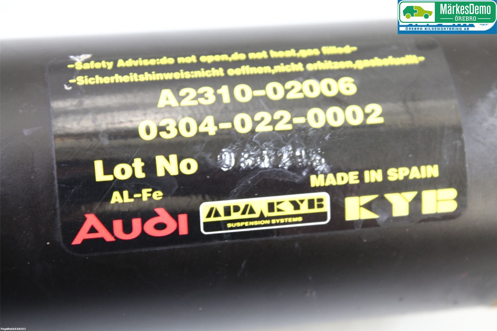 Audi A4/S4 05-07 Fjädr Hydraulreglbak