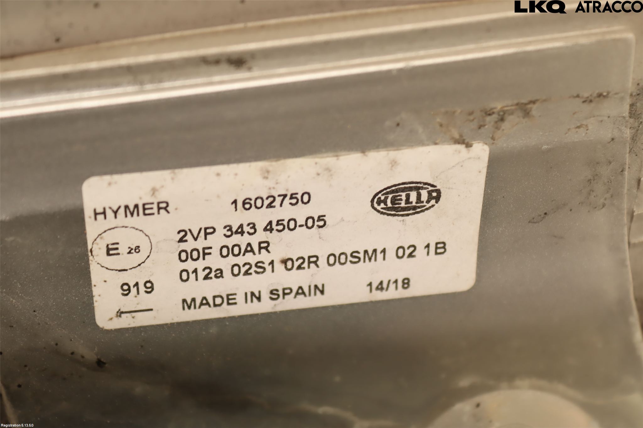 Husbil, husvagn HUSBIL HYMER Bakljus Vänster