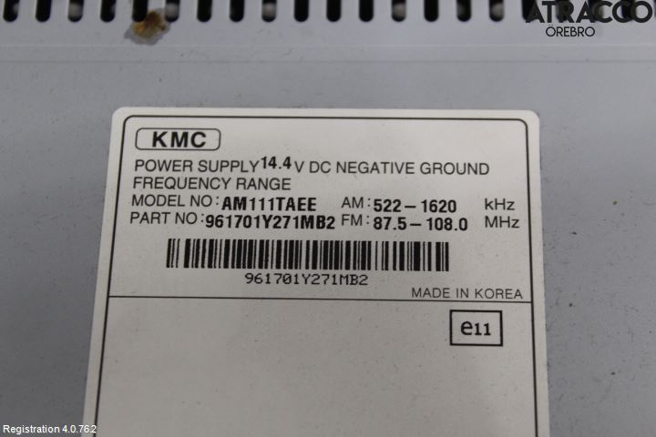 Kia PICANTO 12-17 Radio