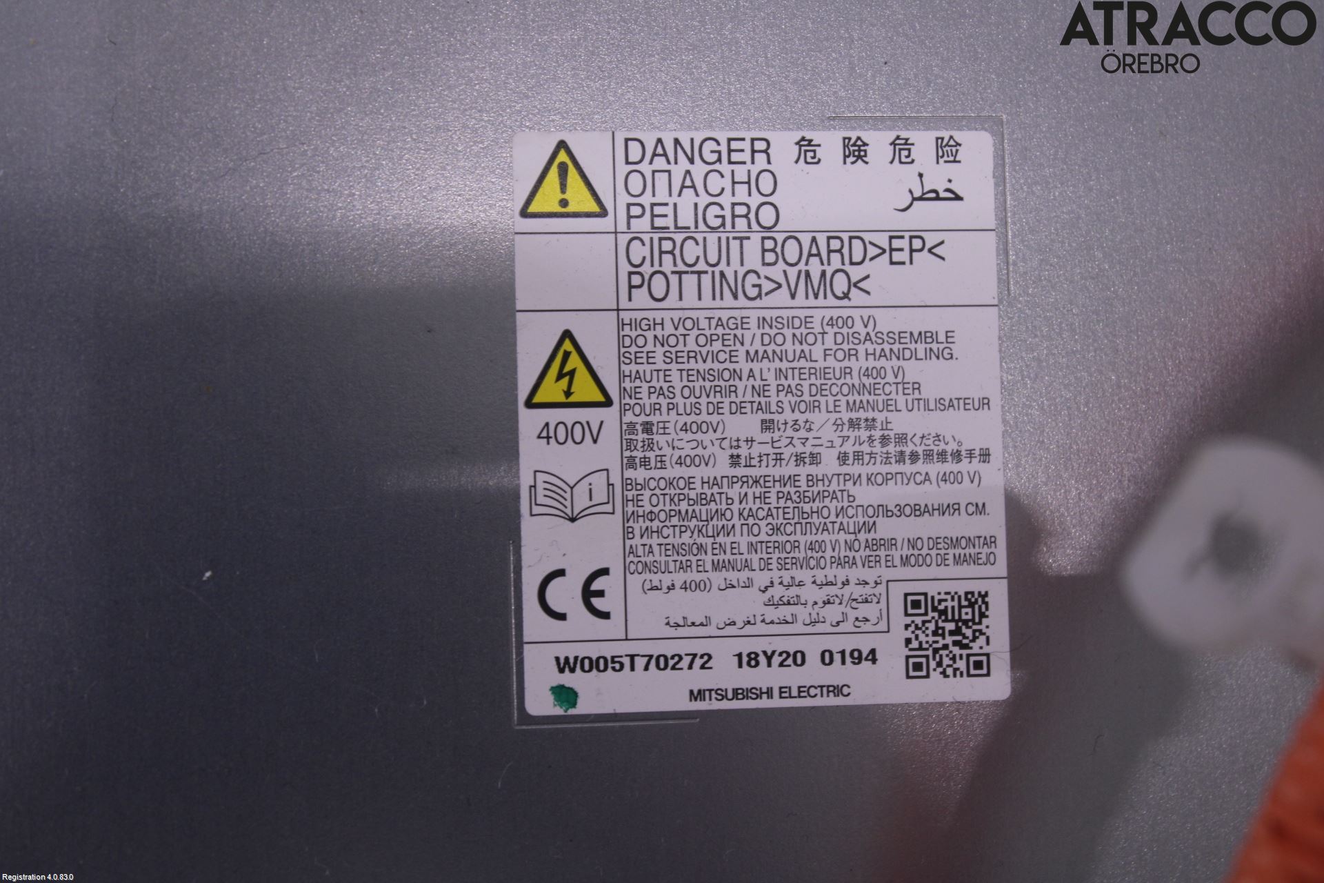 Mitsubishi OUTLANDER 13-21 Batteriladdare Högspänning