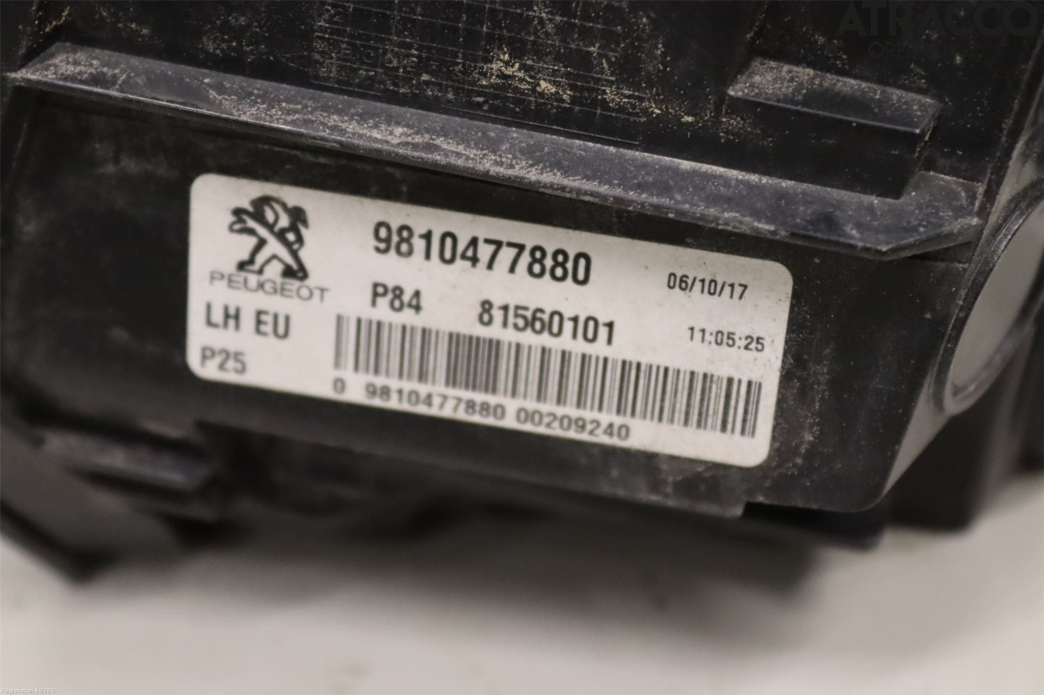 Peugeot 3008 17-24 Bakljus Lucka Vä