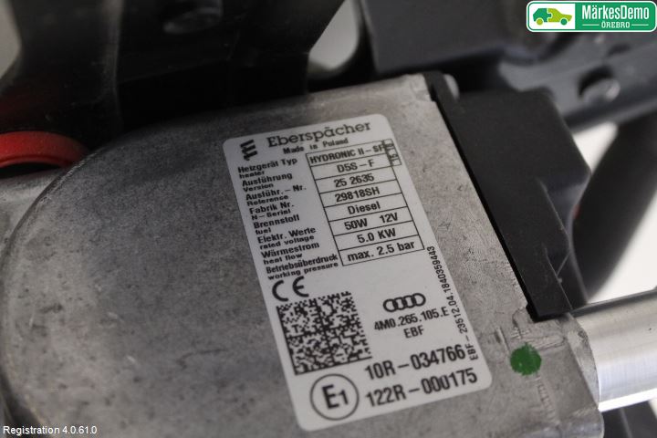 Audi A4/S4 B9 16-19 Dieselvärmare