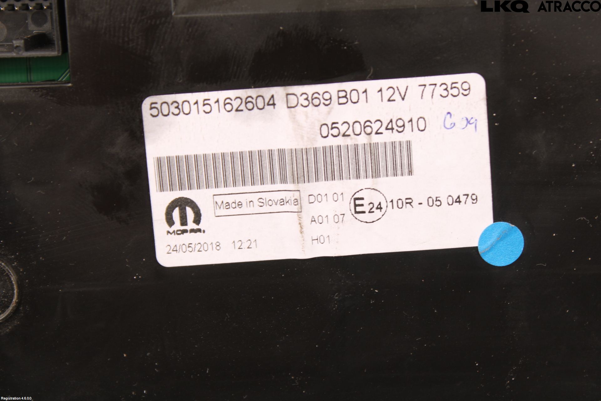 Fiat DOBLO CARGO Instrument Komb