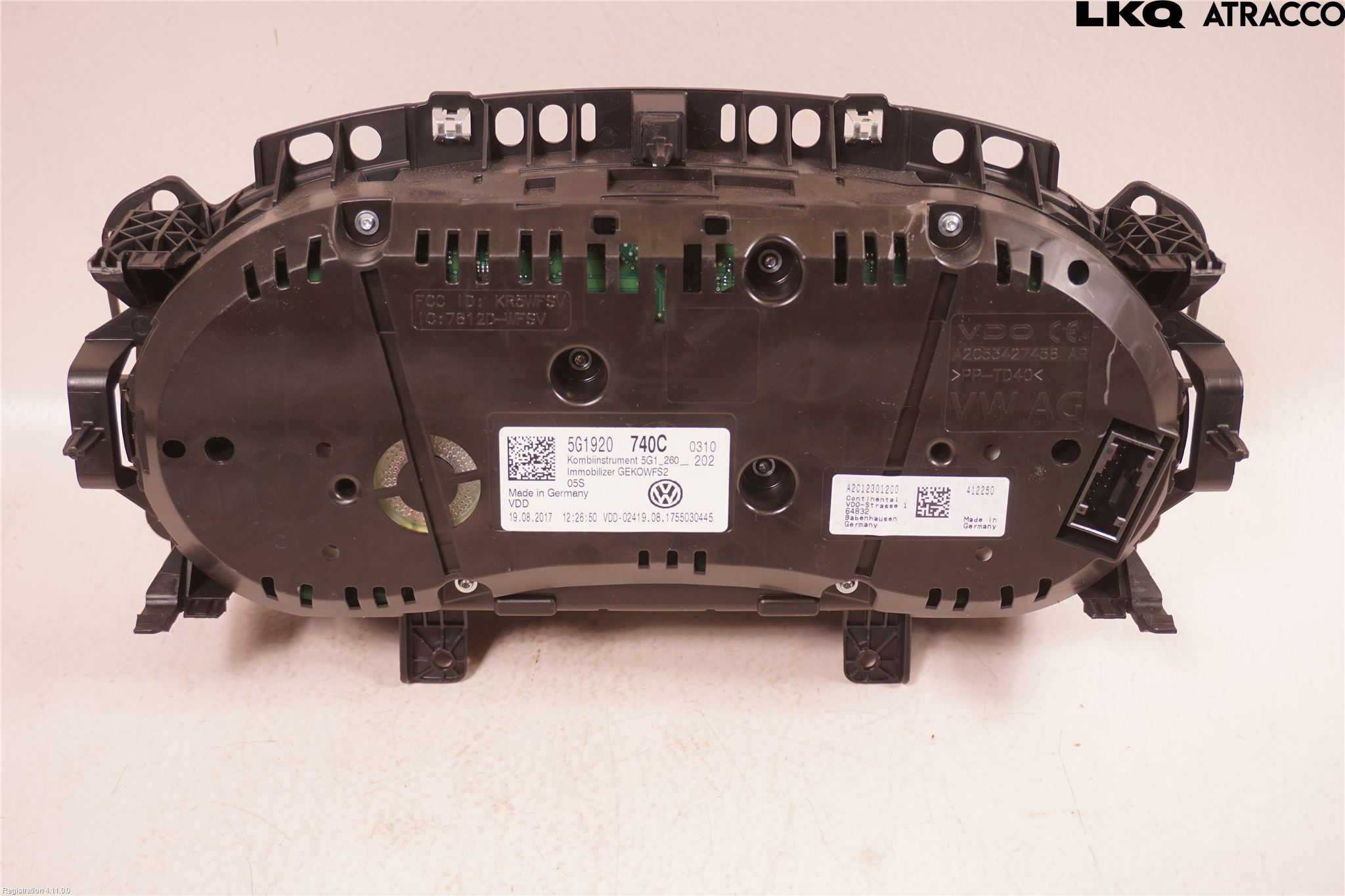 Volkswagen VW GOLF / E-GOLF VII 13-20 Instrument Komb