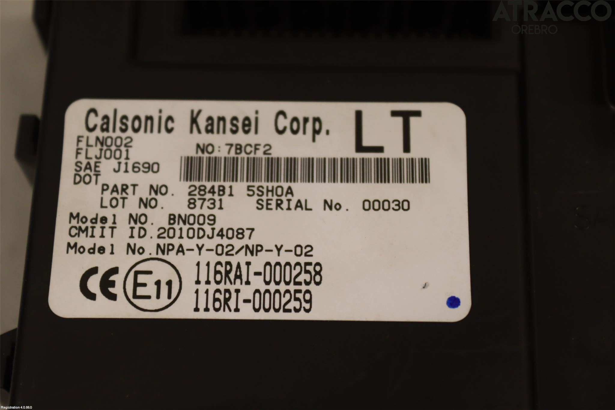 Nissan LEAF 18- Styrenhet Övrigt