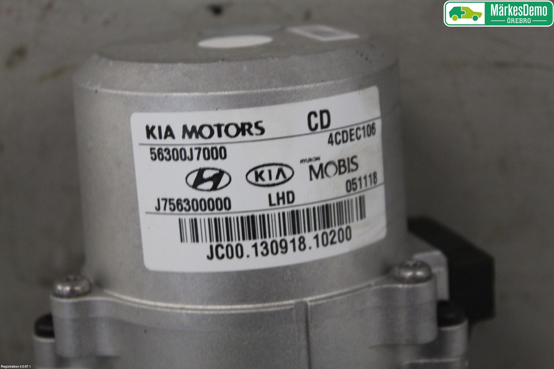 Kia CEED/CEED SW 19- Rattaxelagg Med Inb Servo