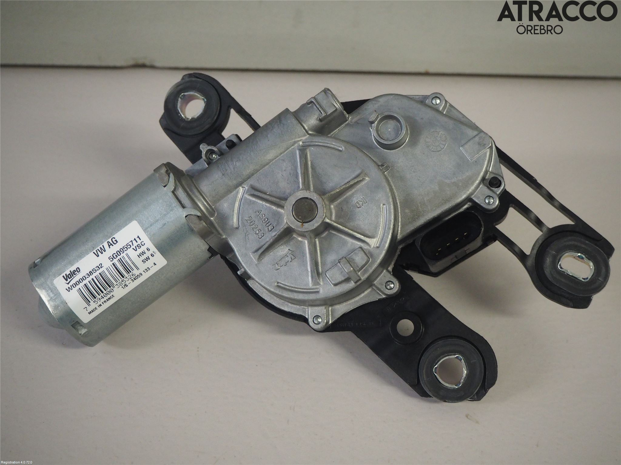Volkswagen VW GOLF / E-GOLF VII 13-20 Torkarmotor Baklucka