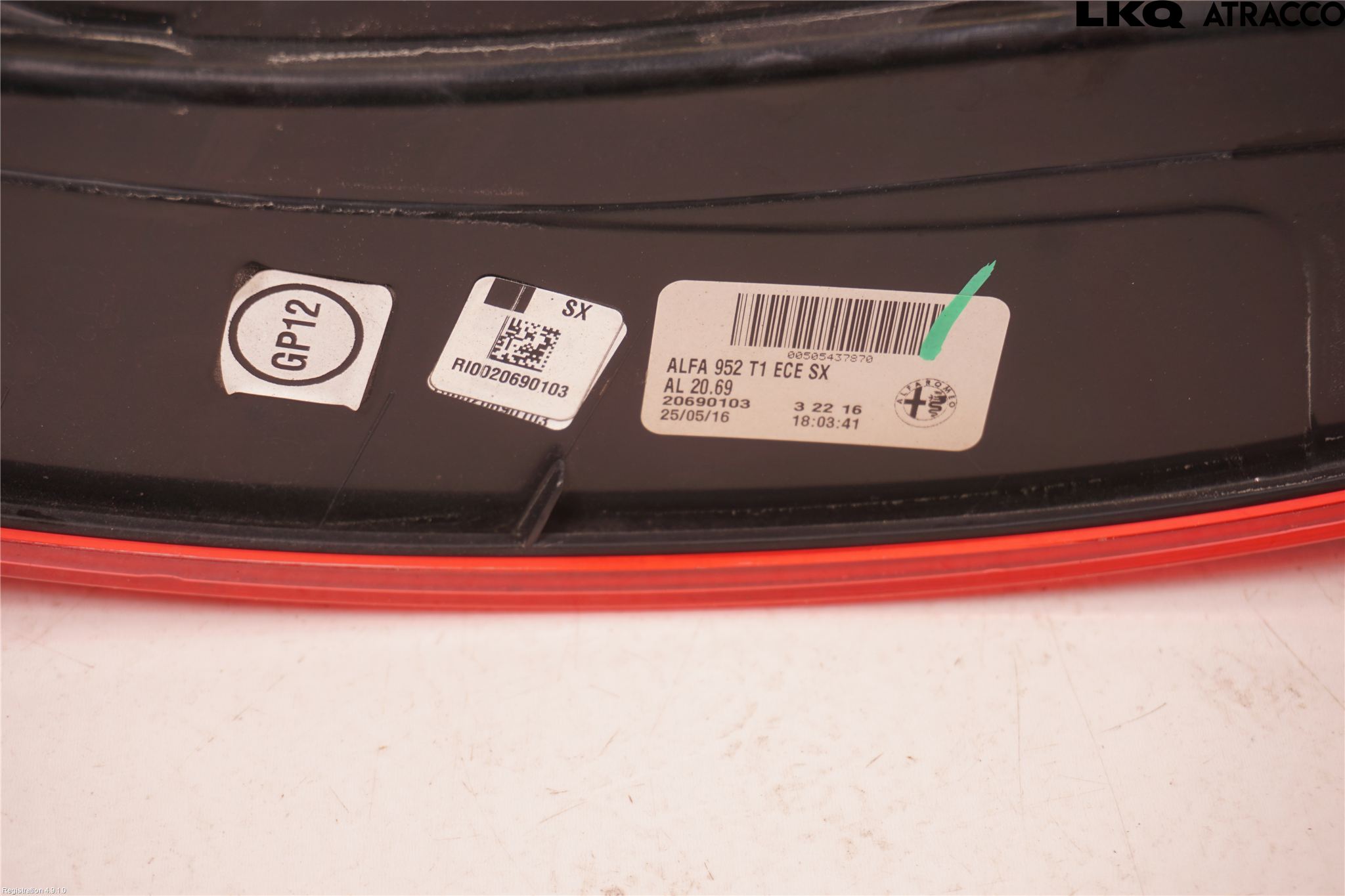 Alfa GIULIA Bakljus Vänster