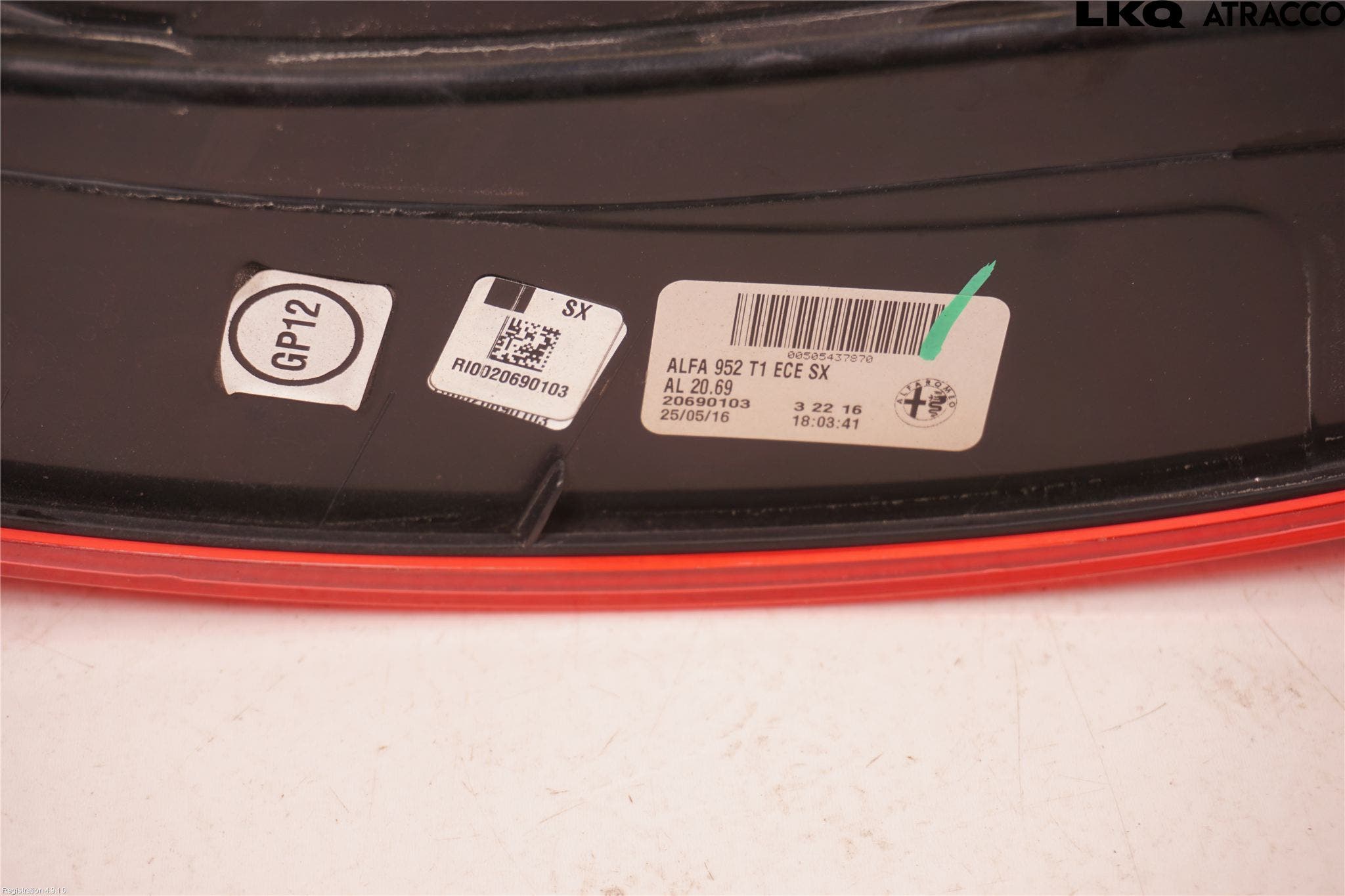 Alfa GIULIA Bakljus Vänster