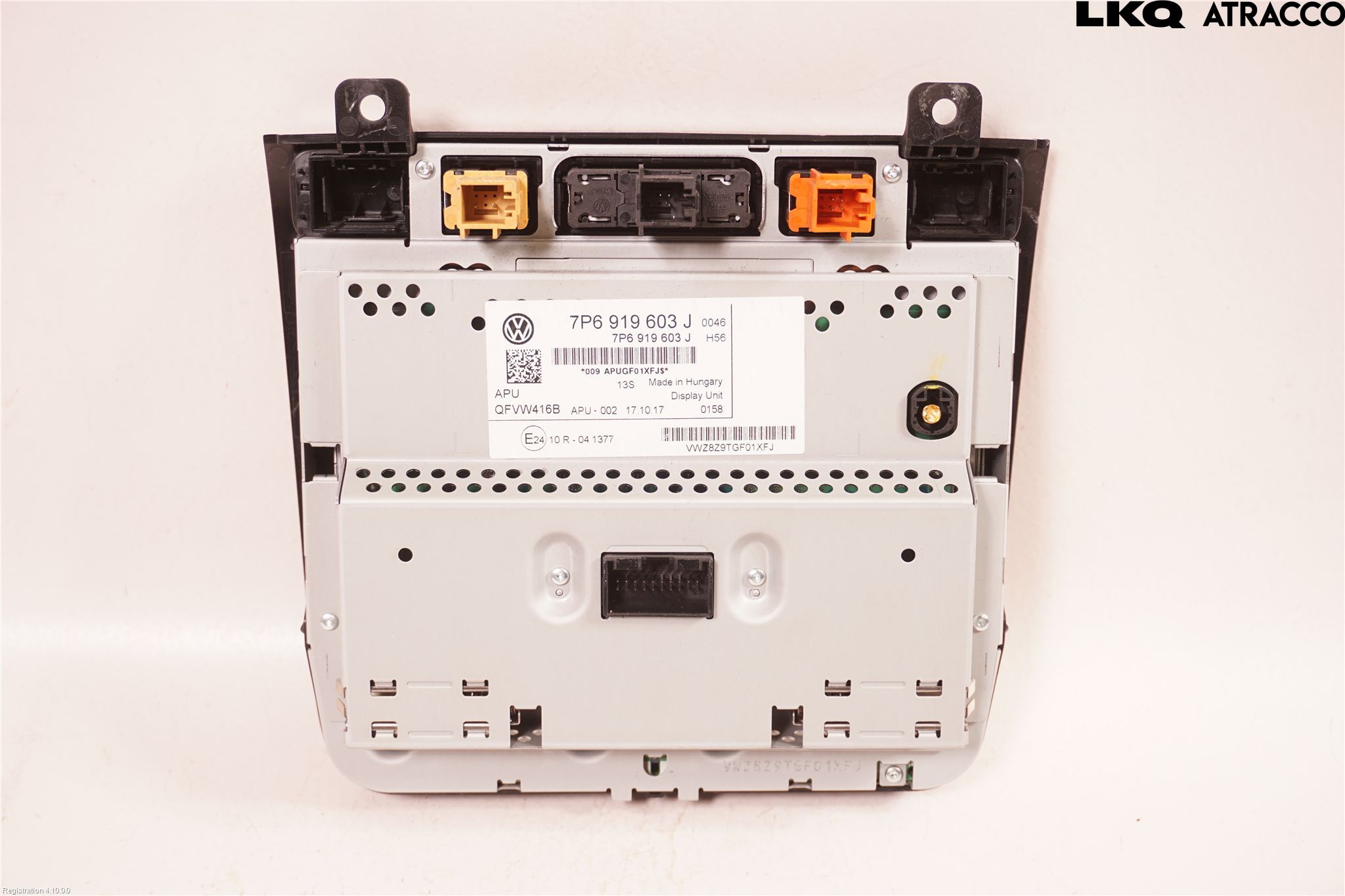 Volkswagen VW TOUAREG 7P 11-18 Cd Radio - Multimediapanel