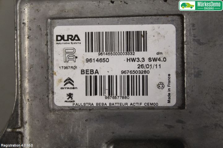 Peugeot 508 11-18 Styrenhet Fjädring