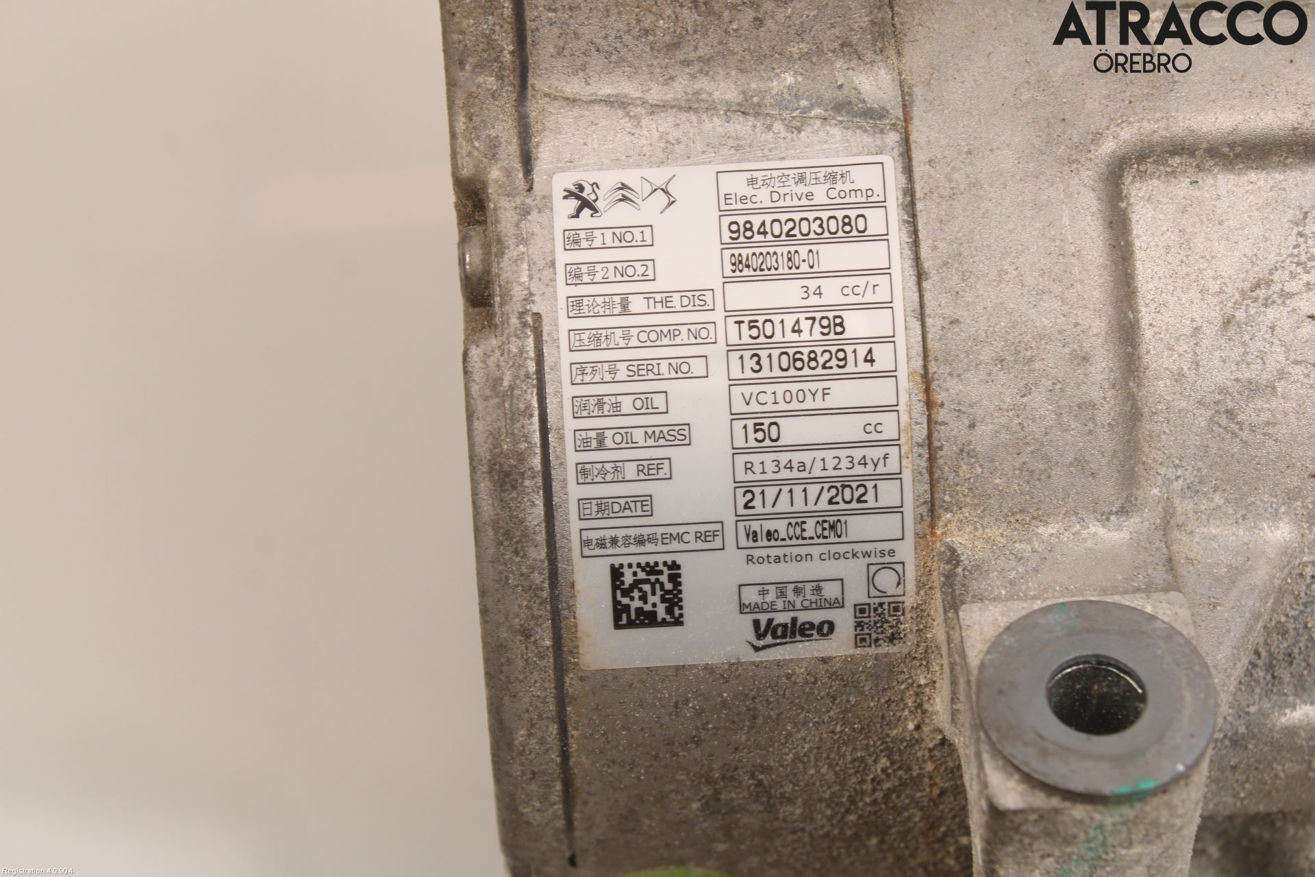 Peugeot 508 19- Ac Kompressor