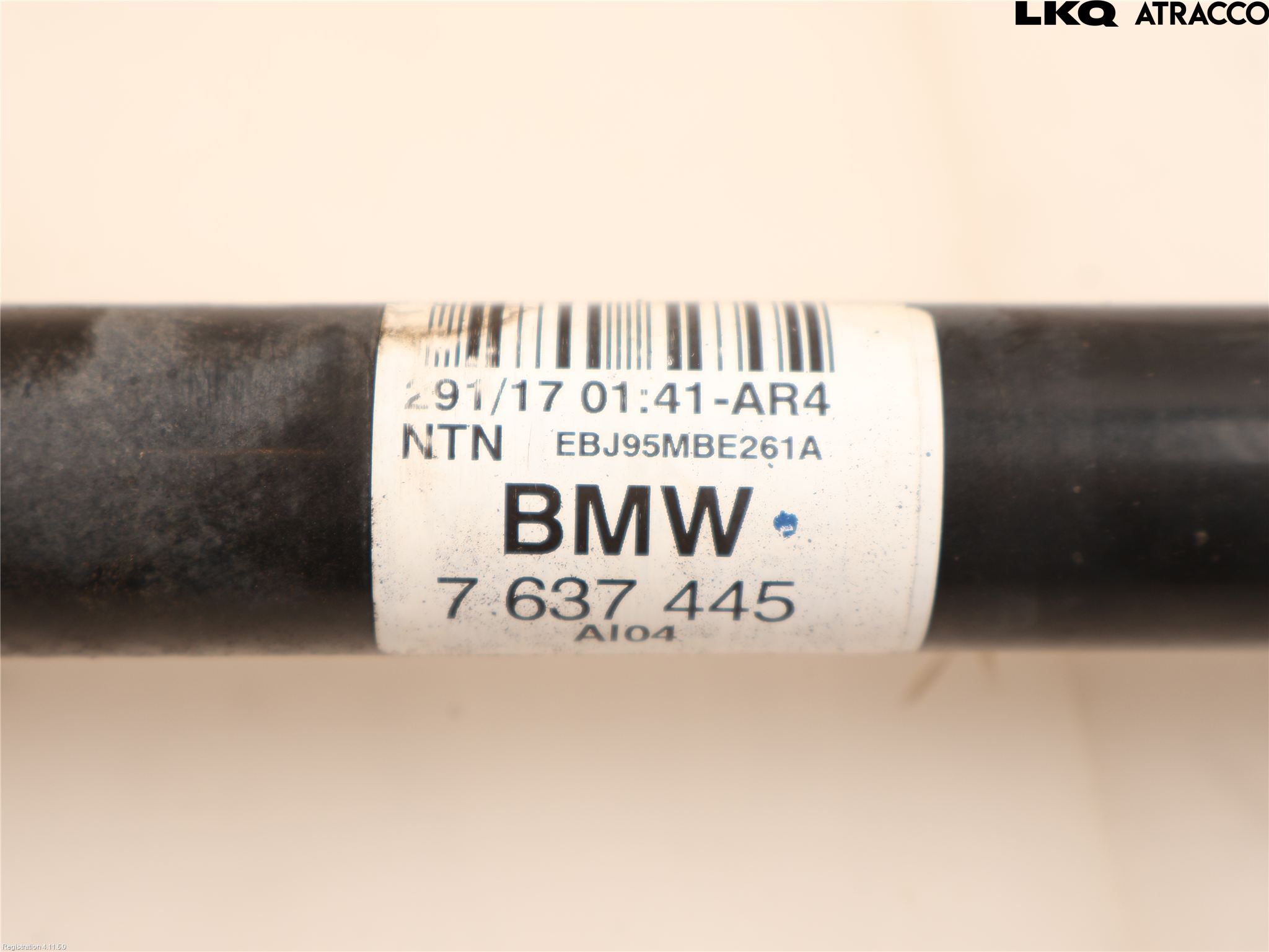 BMW 3 F30/F31/F80 12-19 Drivaxel Bak Vänster