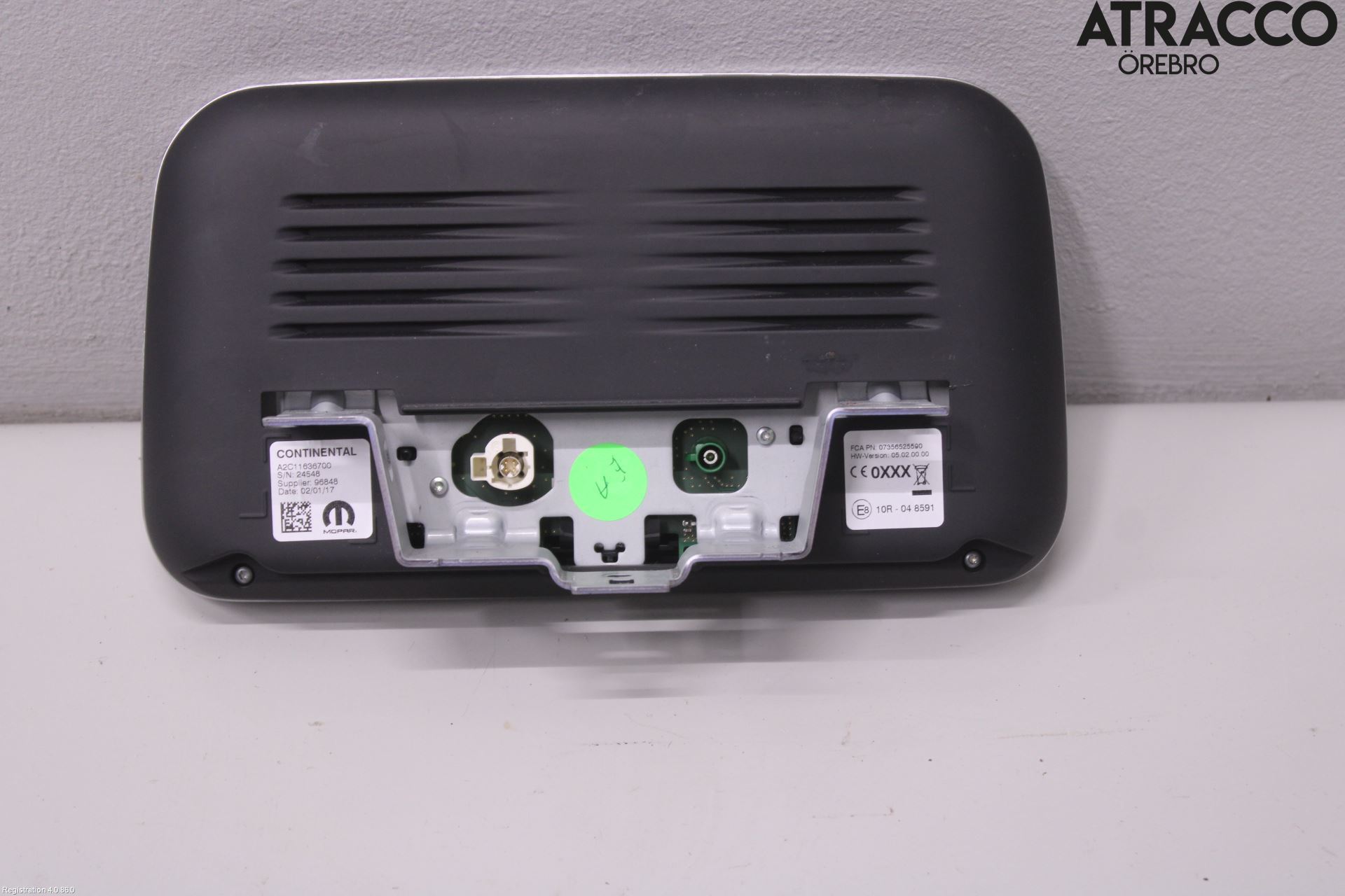 Fiat TIPO/CROSS 16- Bildskärm