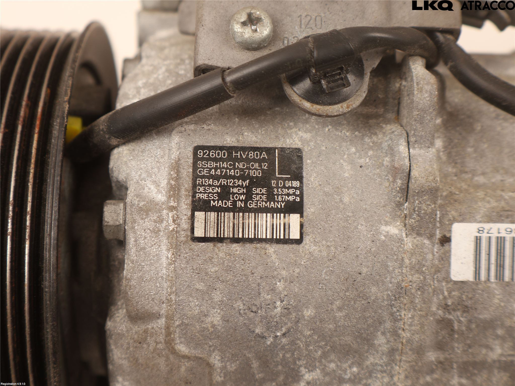 Nissan QASHQAI 17-21 Ac Kompressor