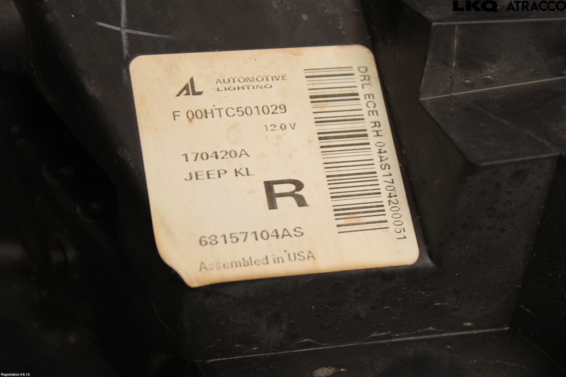 Jeep CHEROKEE Blinkers Fram Höger