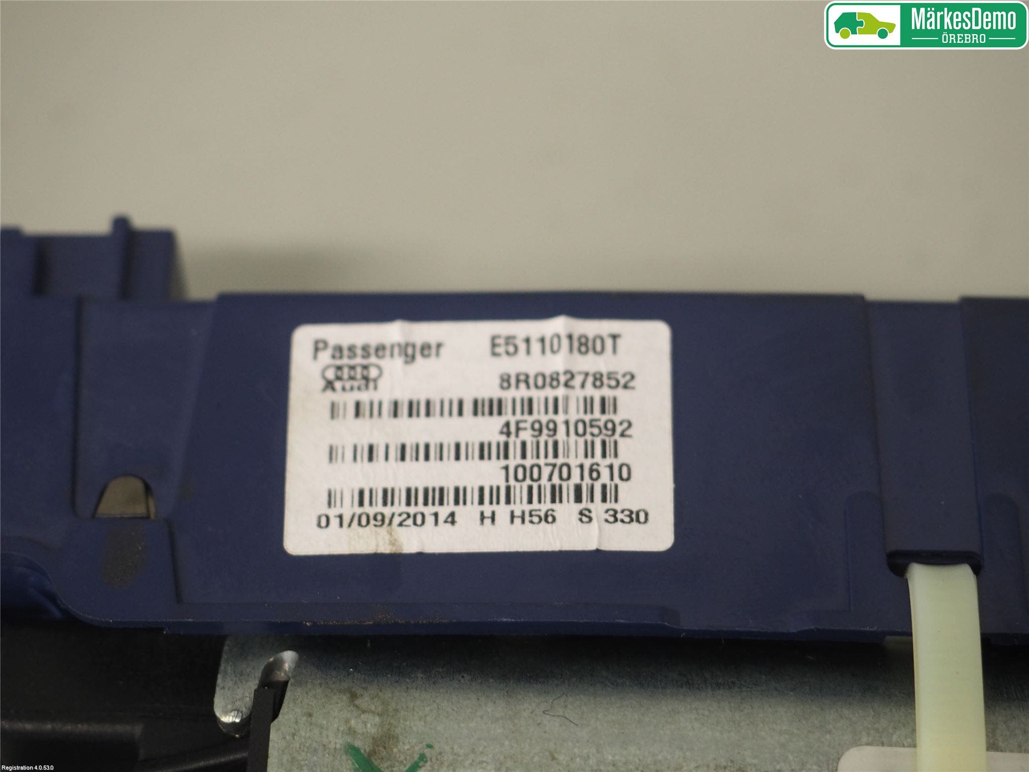 Audi Q5 09-16 Bakluckegångjärn Hö