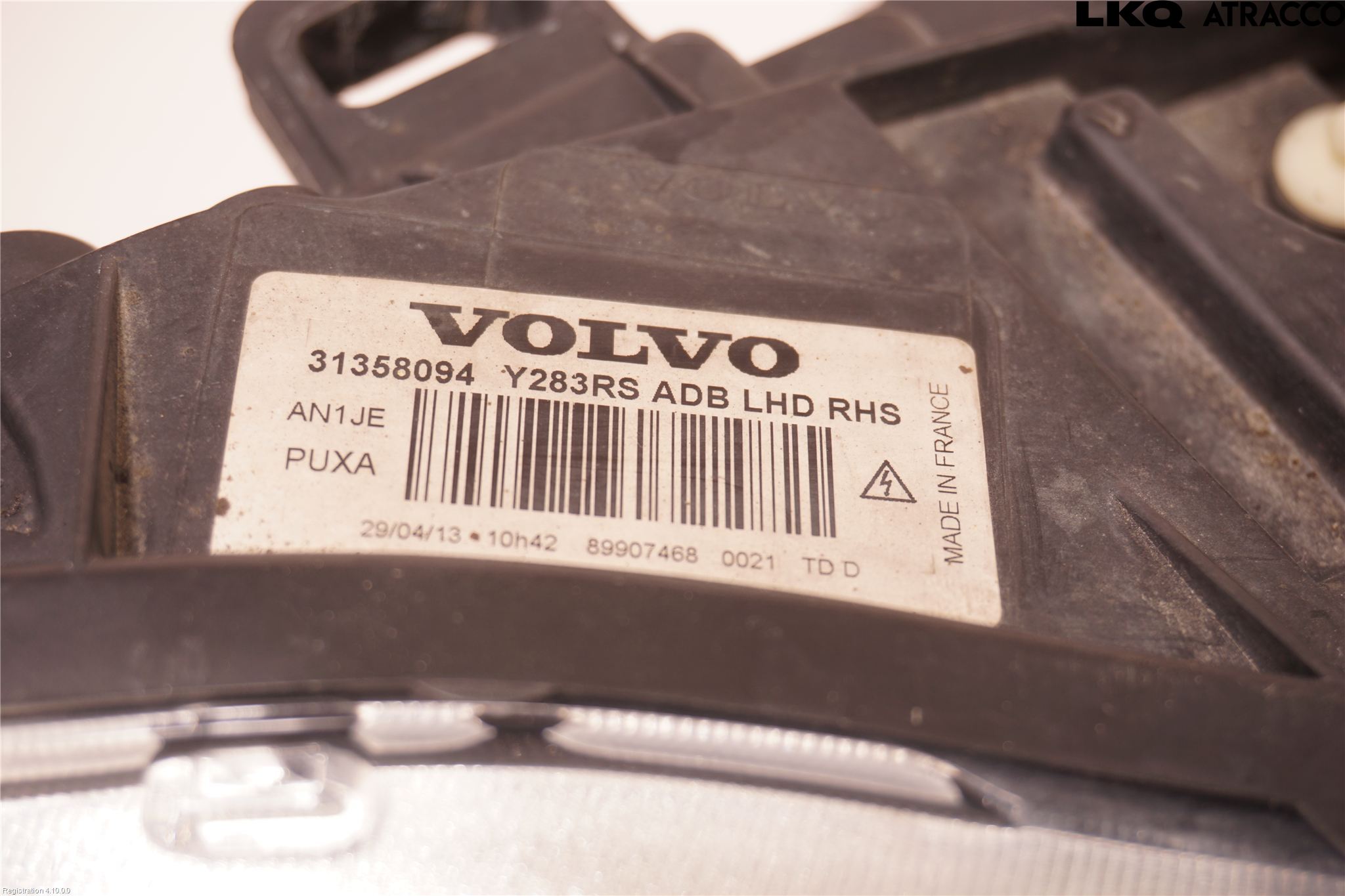 Volvo V60 11-13 Strålkastare Höger