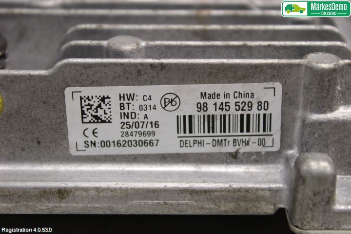 Peugeot 308 14-21 Styrenhet Övrigt