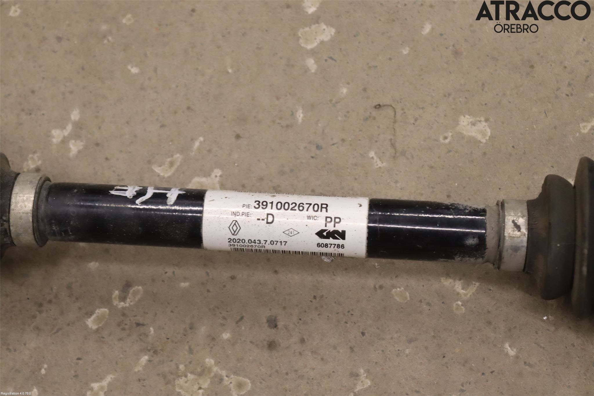 Nissan QASHQAI 17-21 Drivaxel Fram Höger