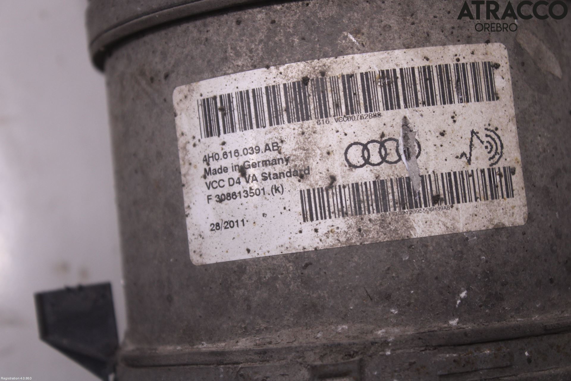 Audi A8/S8 4H 10-17 Fjäderben Fram Vänster