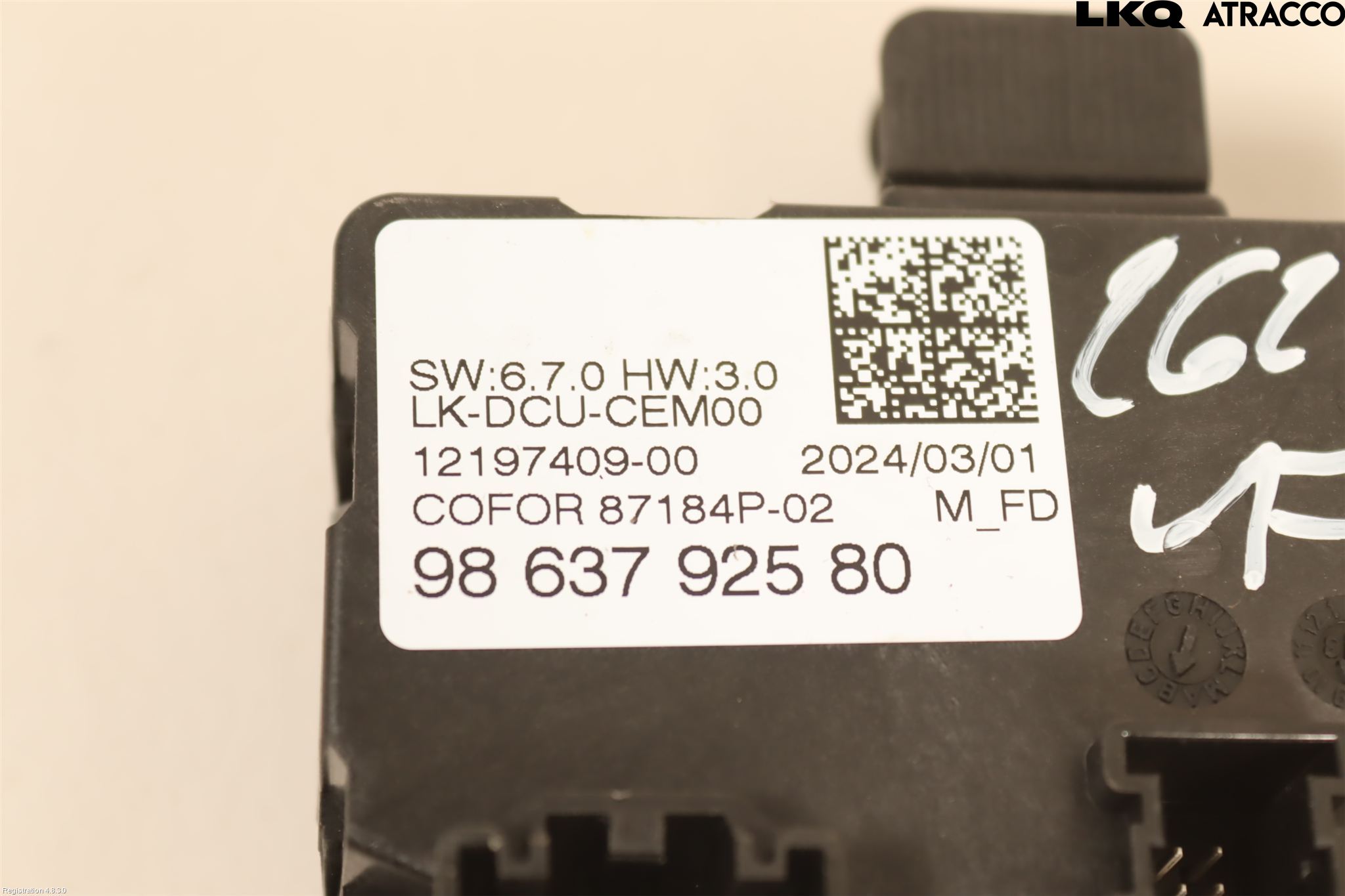 Peugeot 308/E-308 21- Styrenhet Dörr