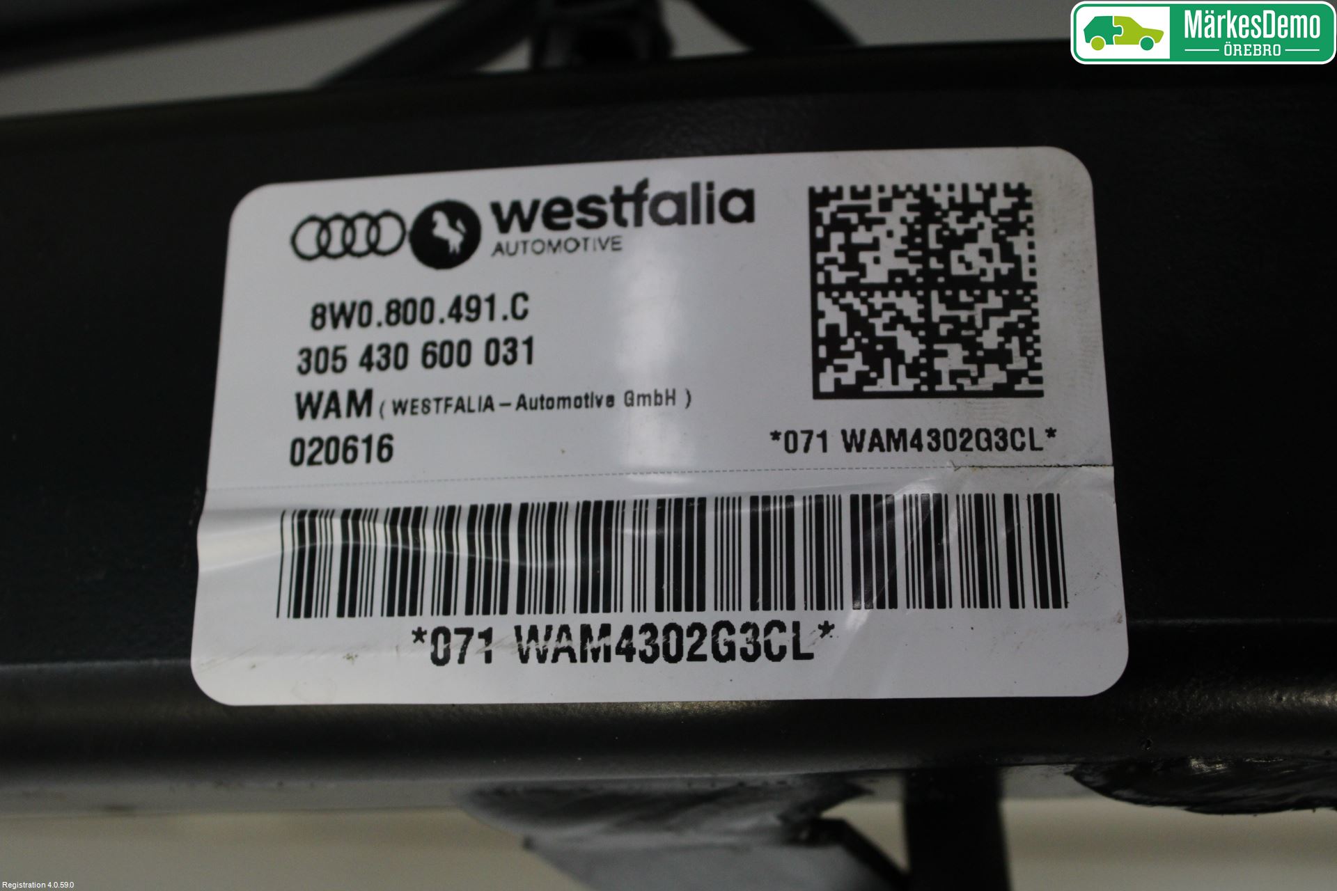 Audi A4/S4 B9 16-19 Dragkrok