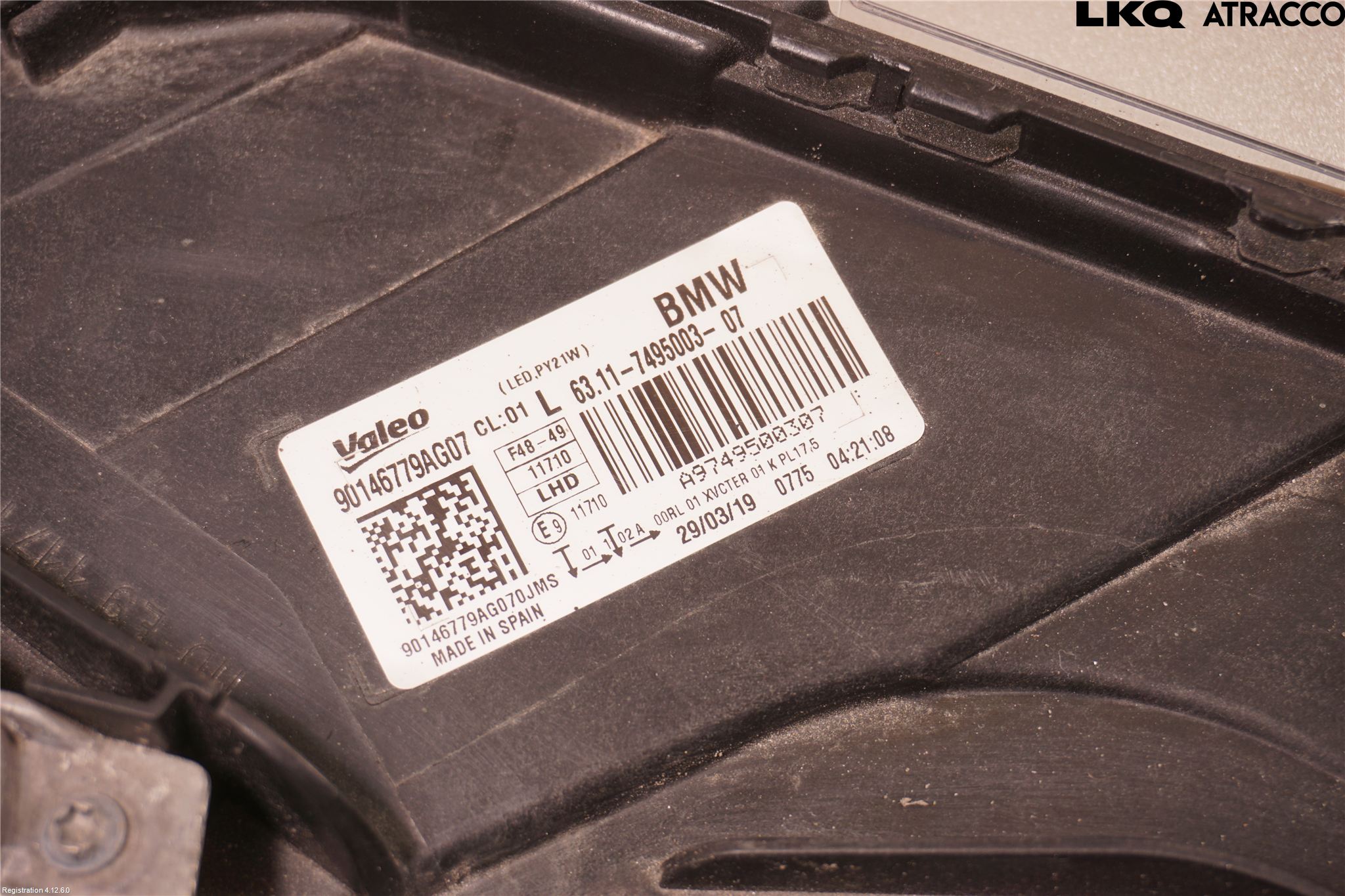 BMW X1 F48 15-22 Strålkastare Vänster