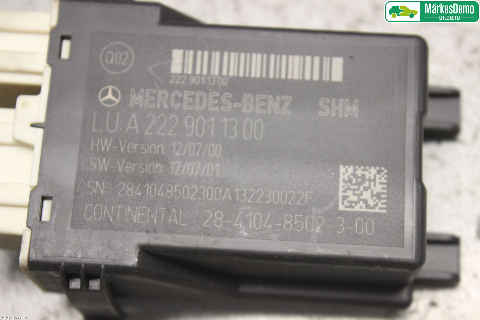 Mercedes-Benz MB S-KLASS (W222) 13-20 Styrenhet Övrigt